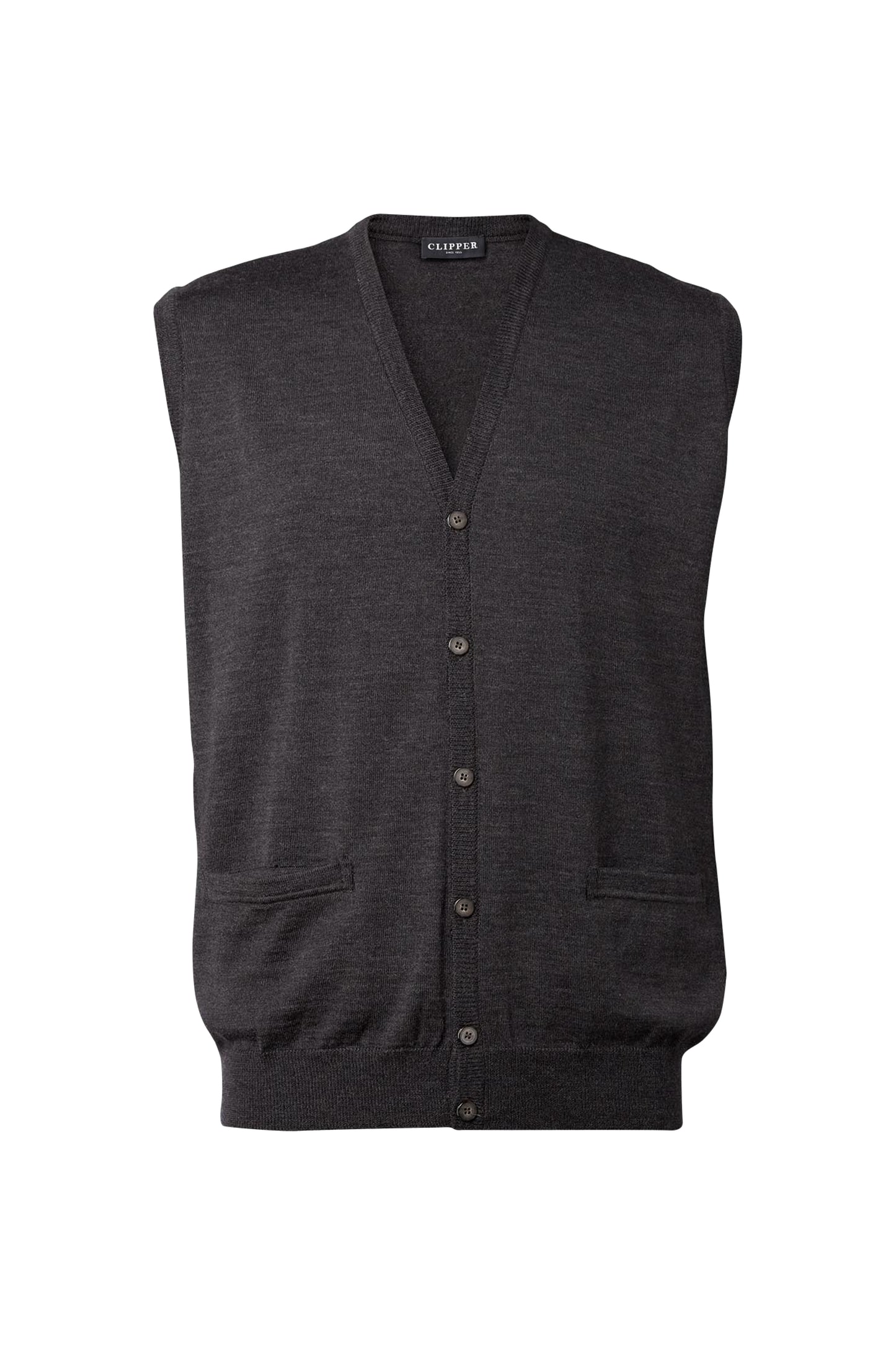 Clipper Milan Regular Fit strikvest uld