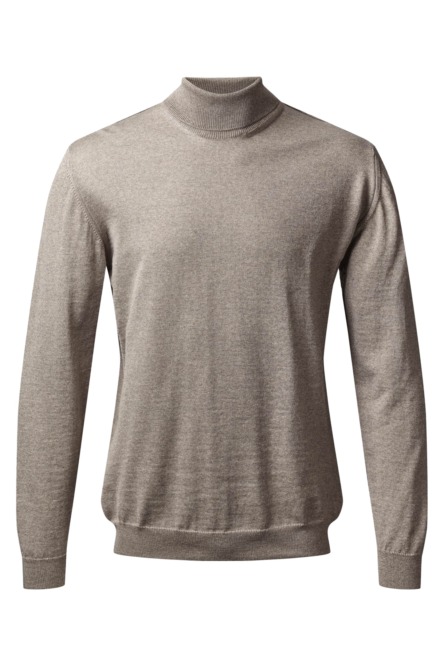 Clipper Turin Modern Fit rullekrave strik uld