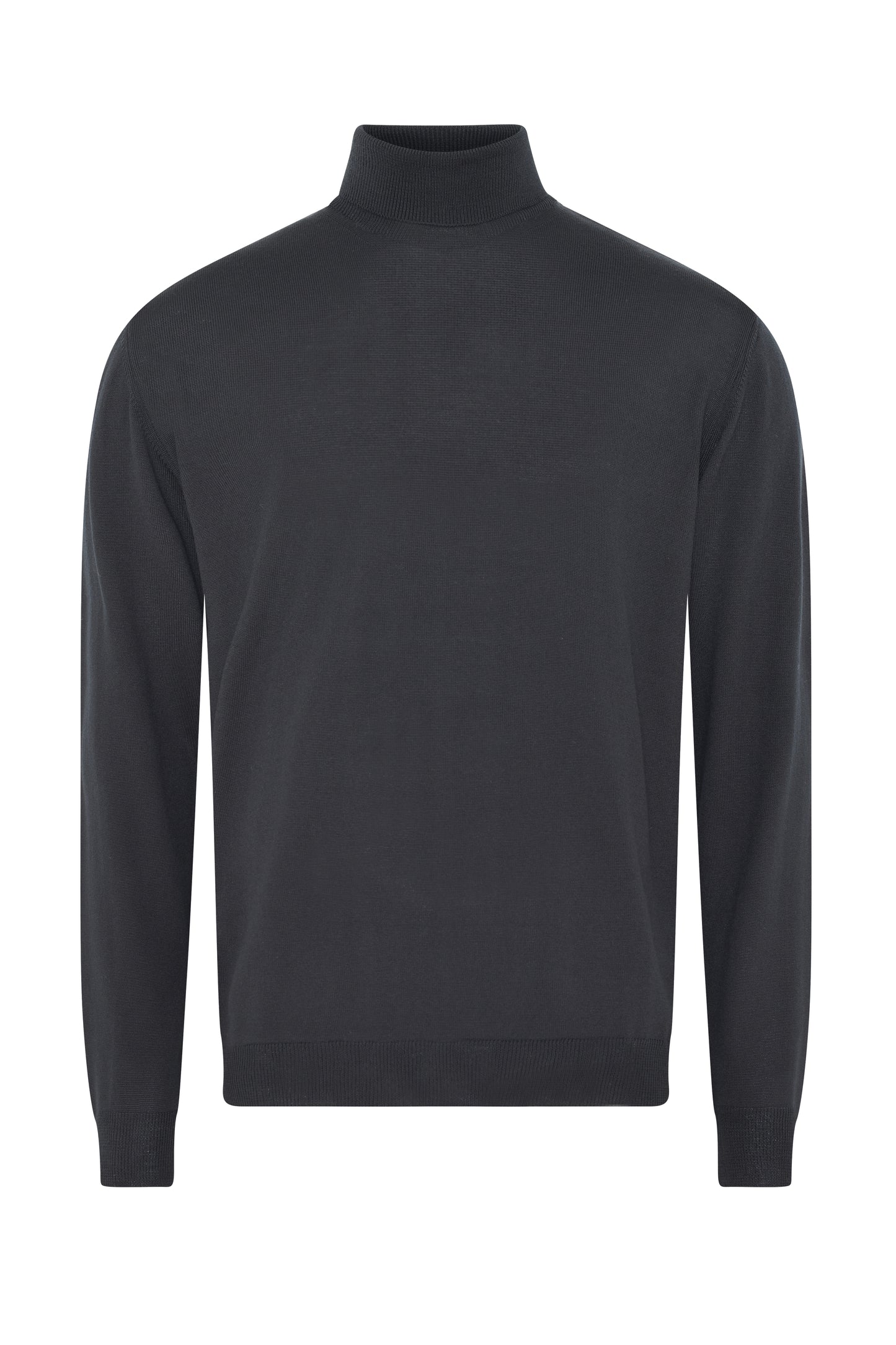 Clipper Turin Modern Fit rullekrave strik uld