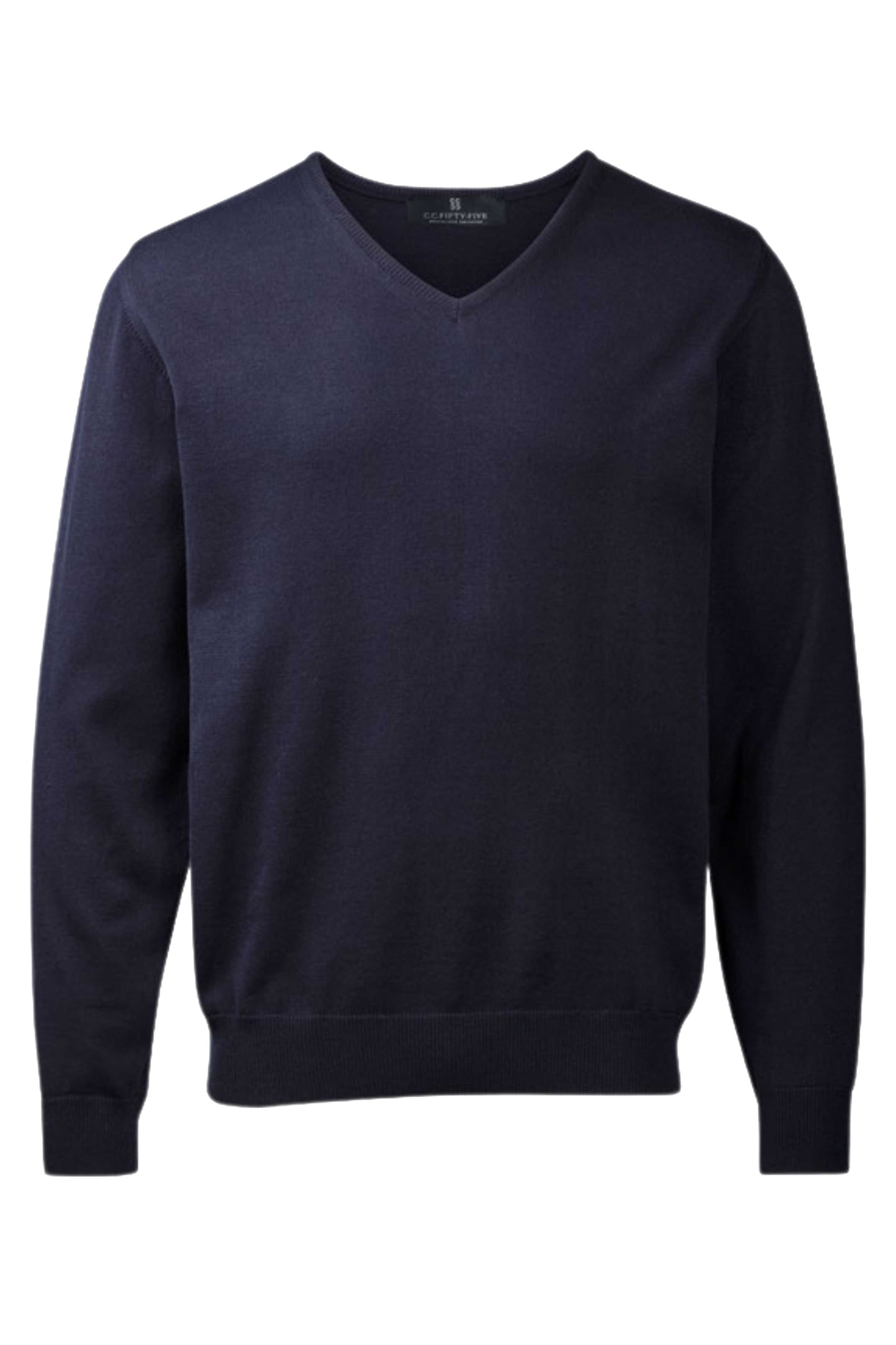 Clipper Stockholm Regular Fit V-hals strik bomuld