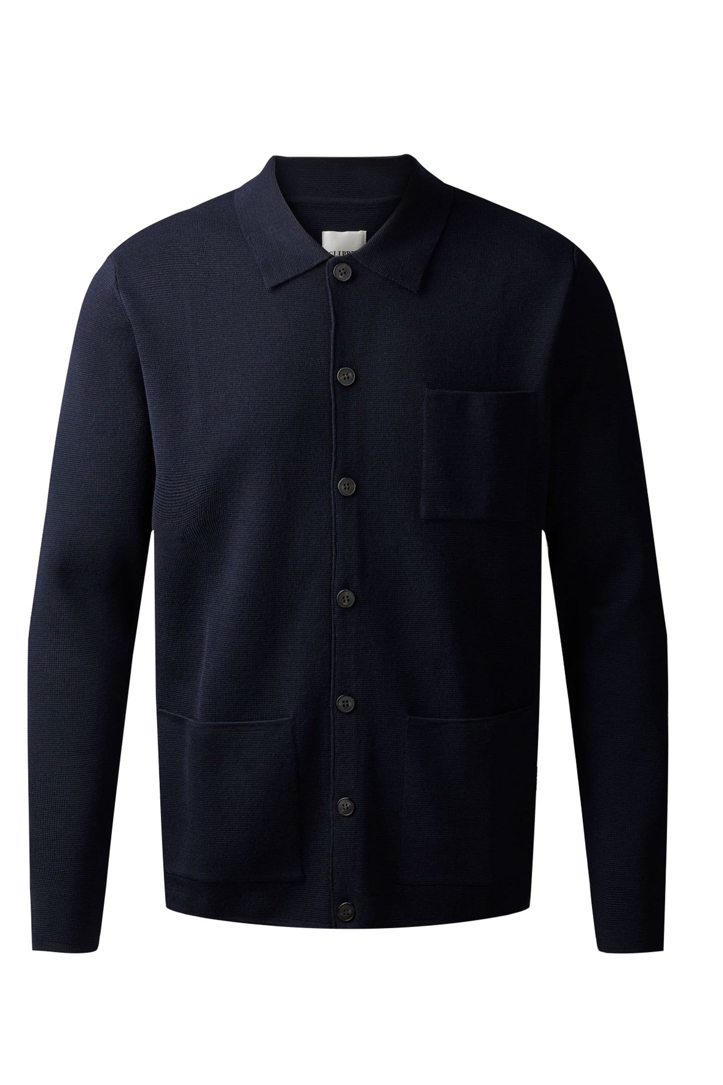 Clipper Manchester Modern Fit strik cardigan uld
