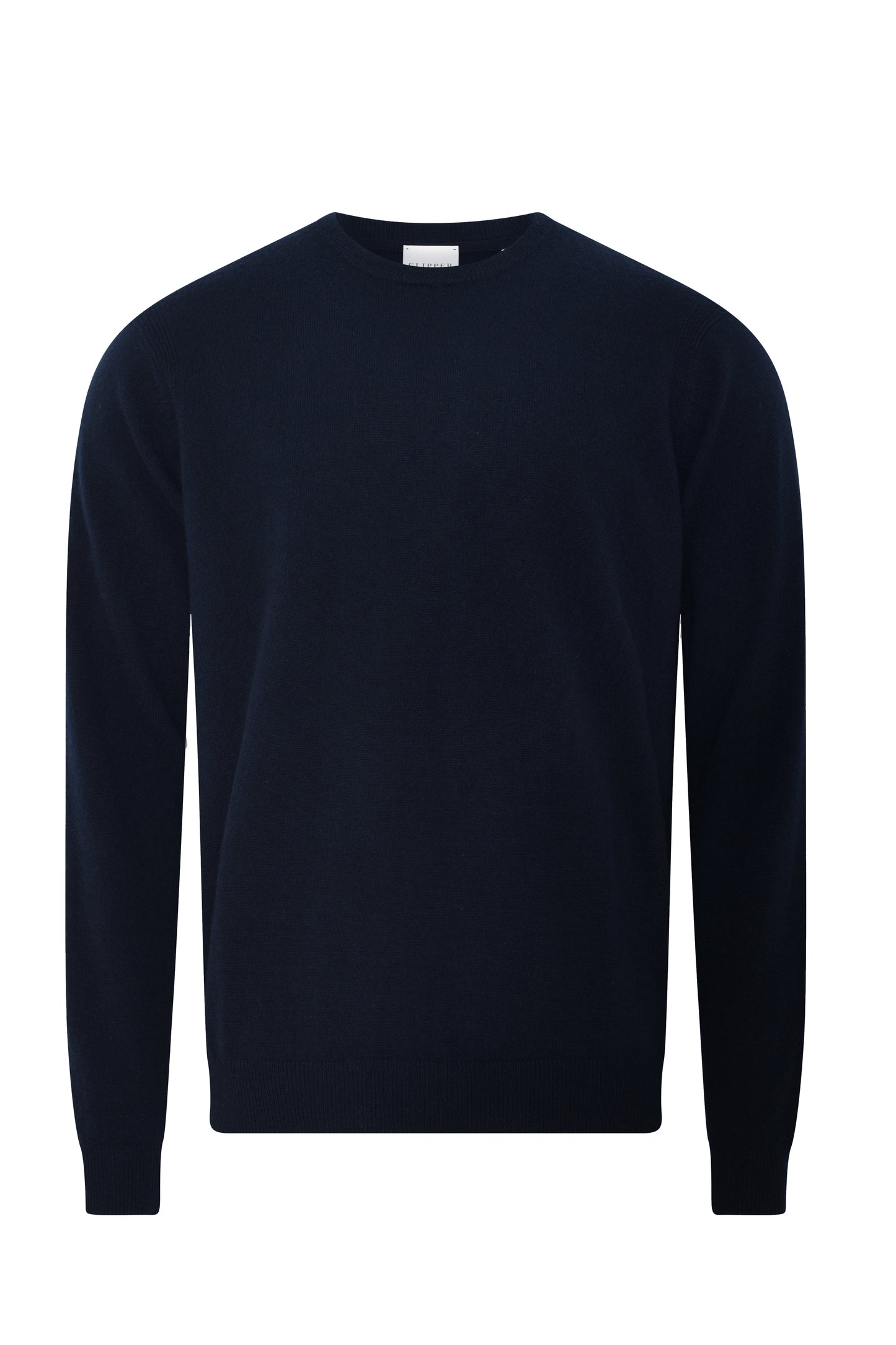 Clipper Sheffield Modern Fit strik rund hals cashmere