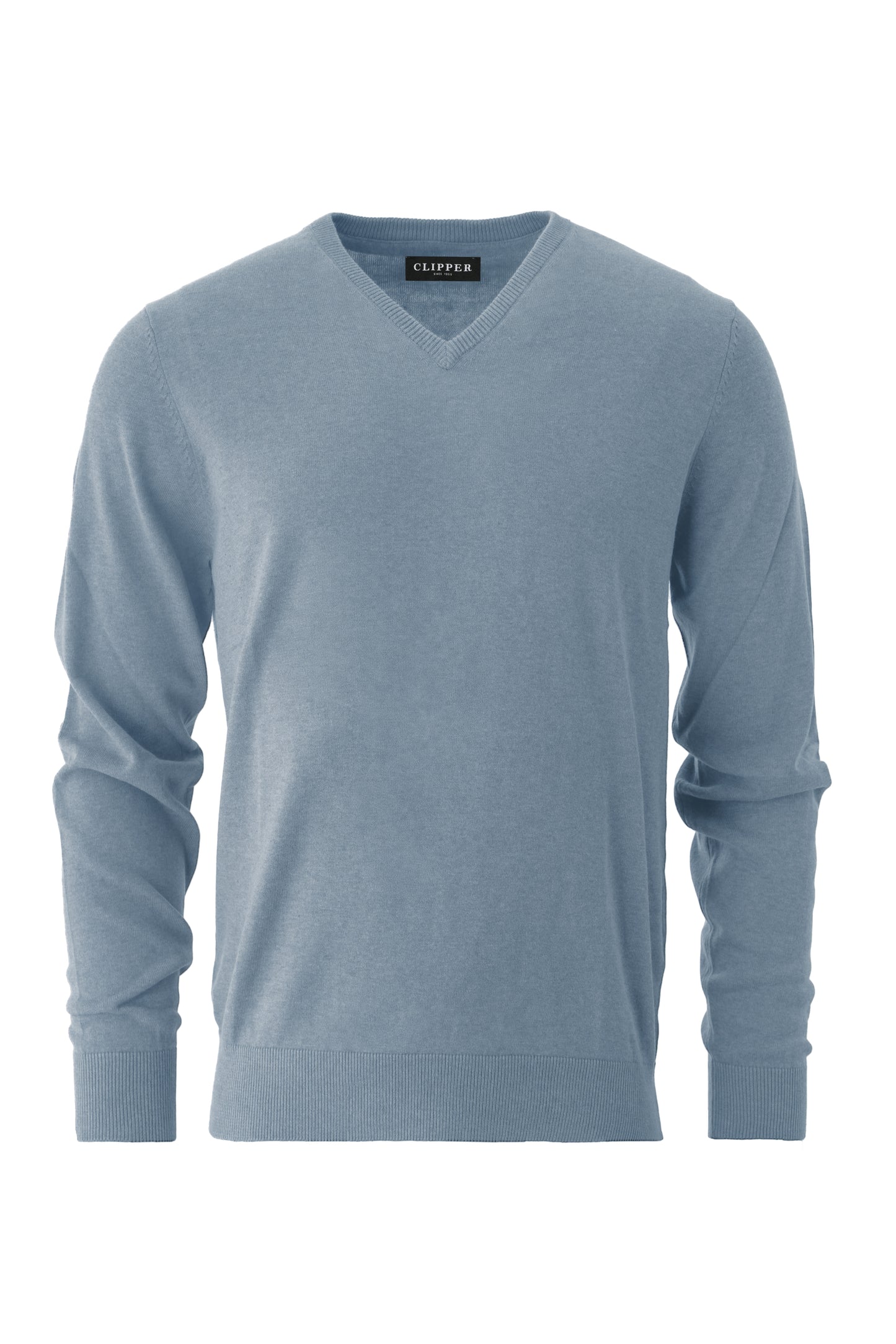 Clipper Napoli Regular Fit V-hals strik bomuld