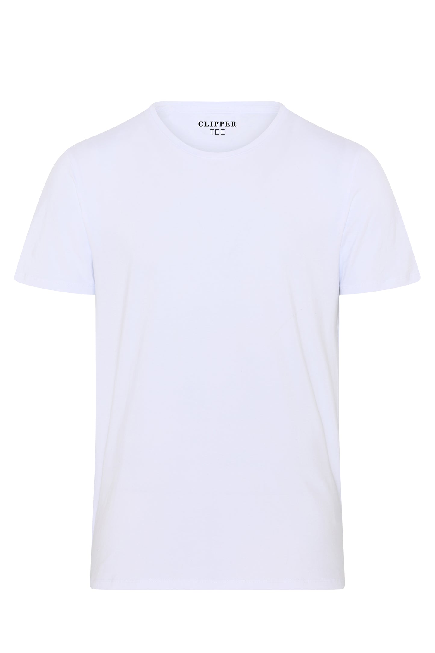 Clipper Dax Modern Fit bomulds T-shirt med rund hals