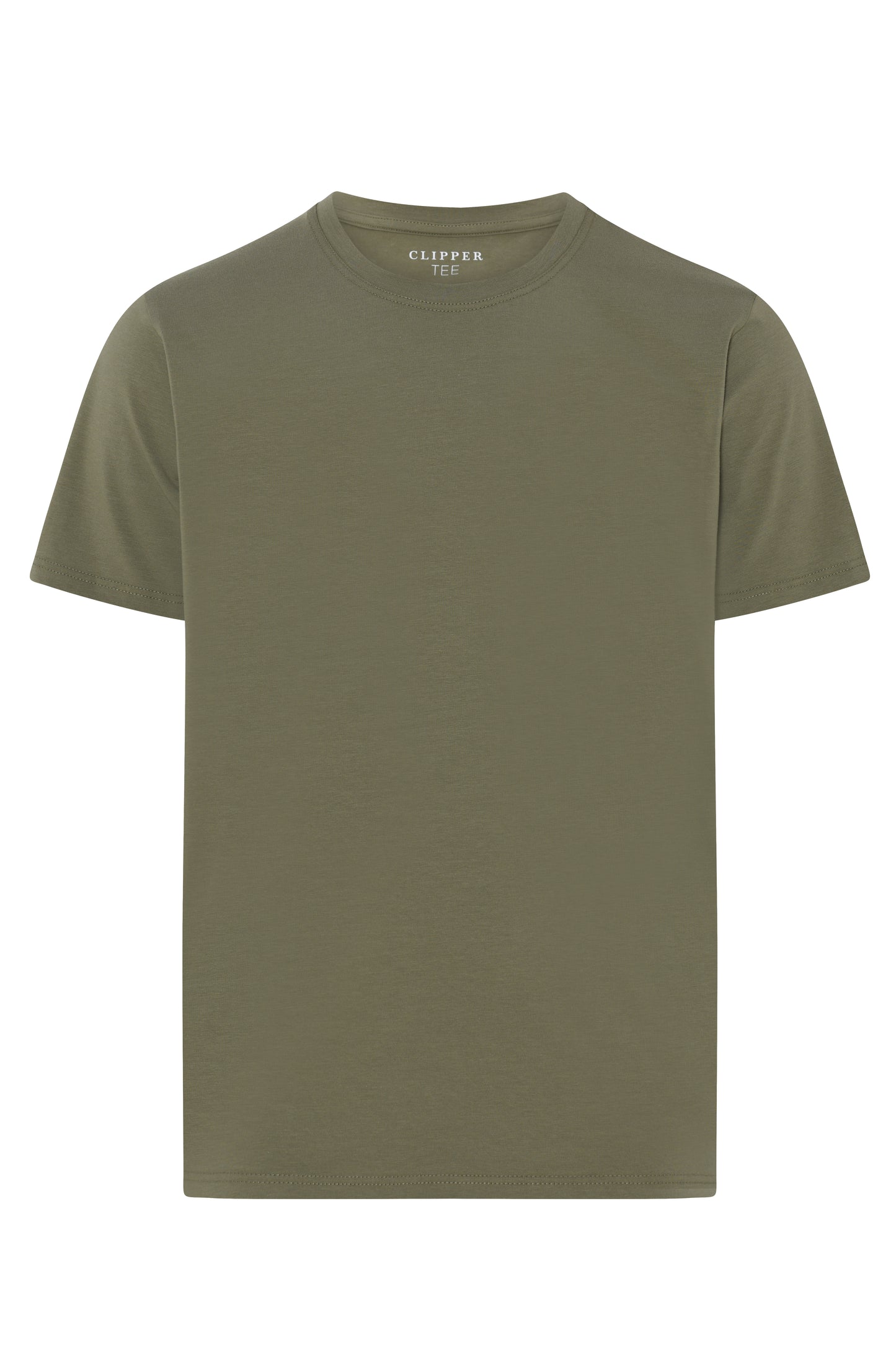 Clipper Dax Modern Fit bomulds T-shirt med rund hals