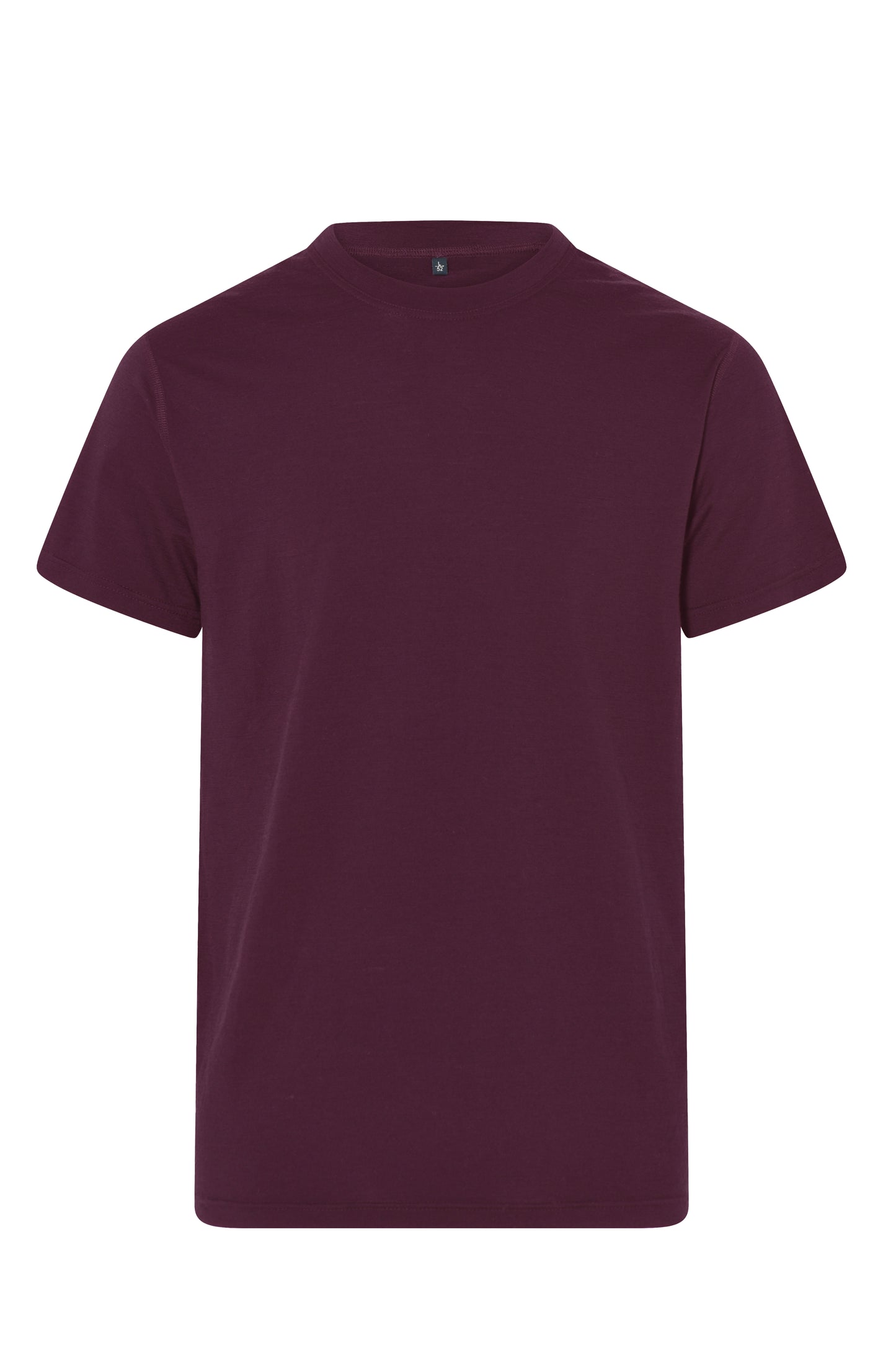 Clipper Moss Comfort Fit merinould T-shirt med rund hals