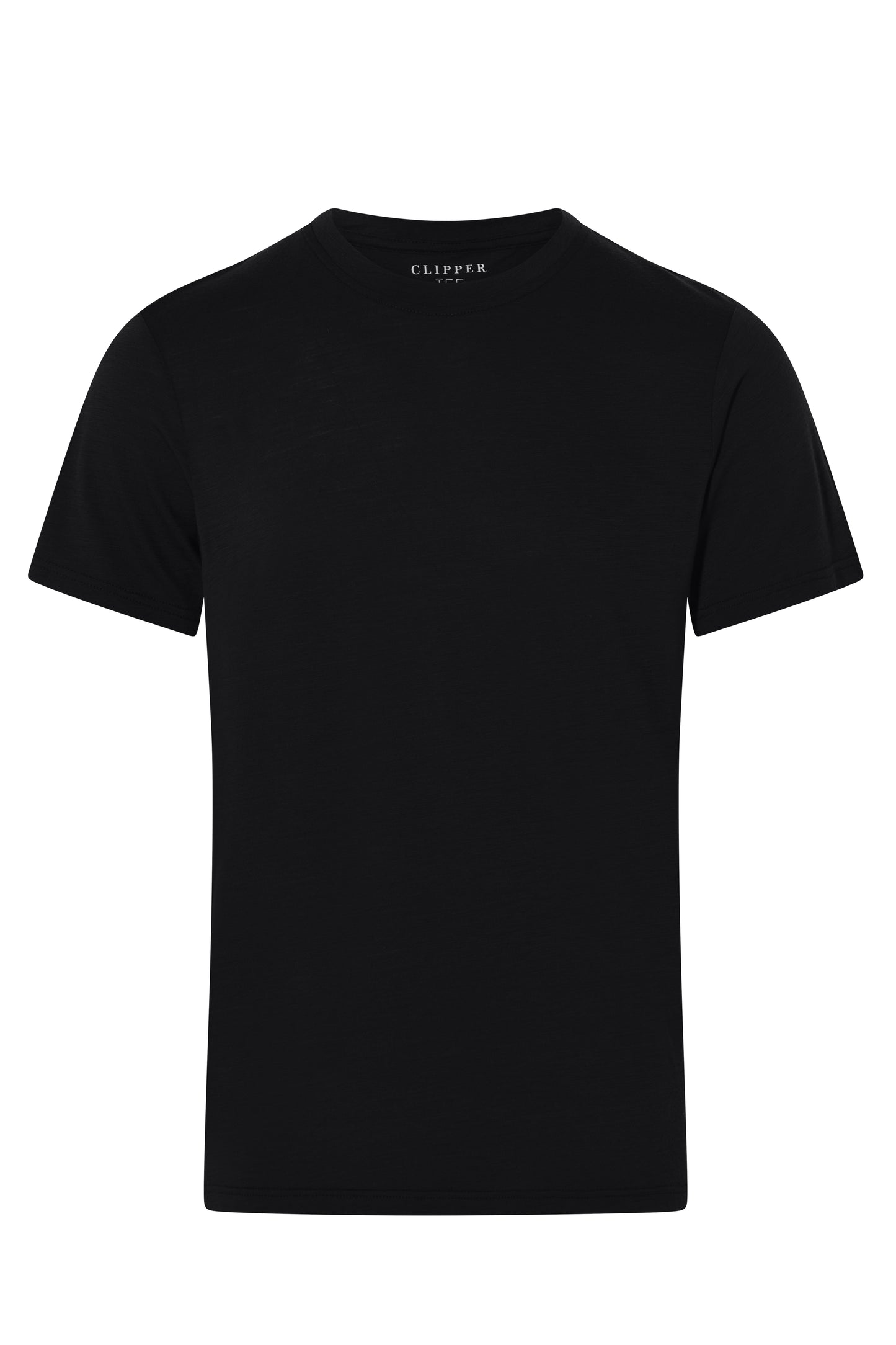 Clipper Moss Comfort Fit merinould T-shirt med rund hals