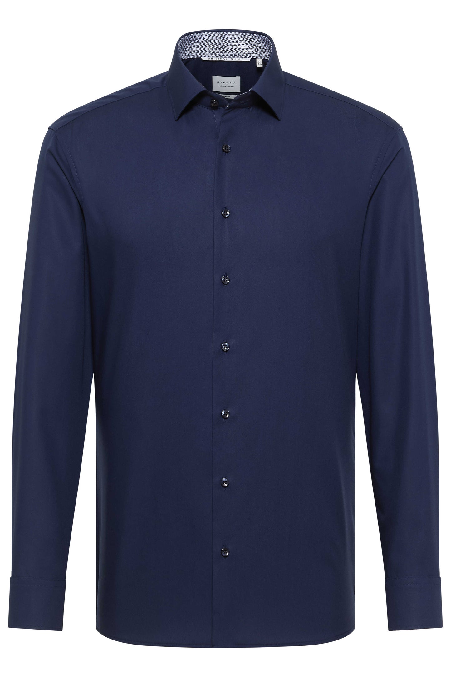 Eterna Slim Fit skjorte ekstra ærmelængde