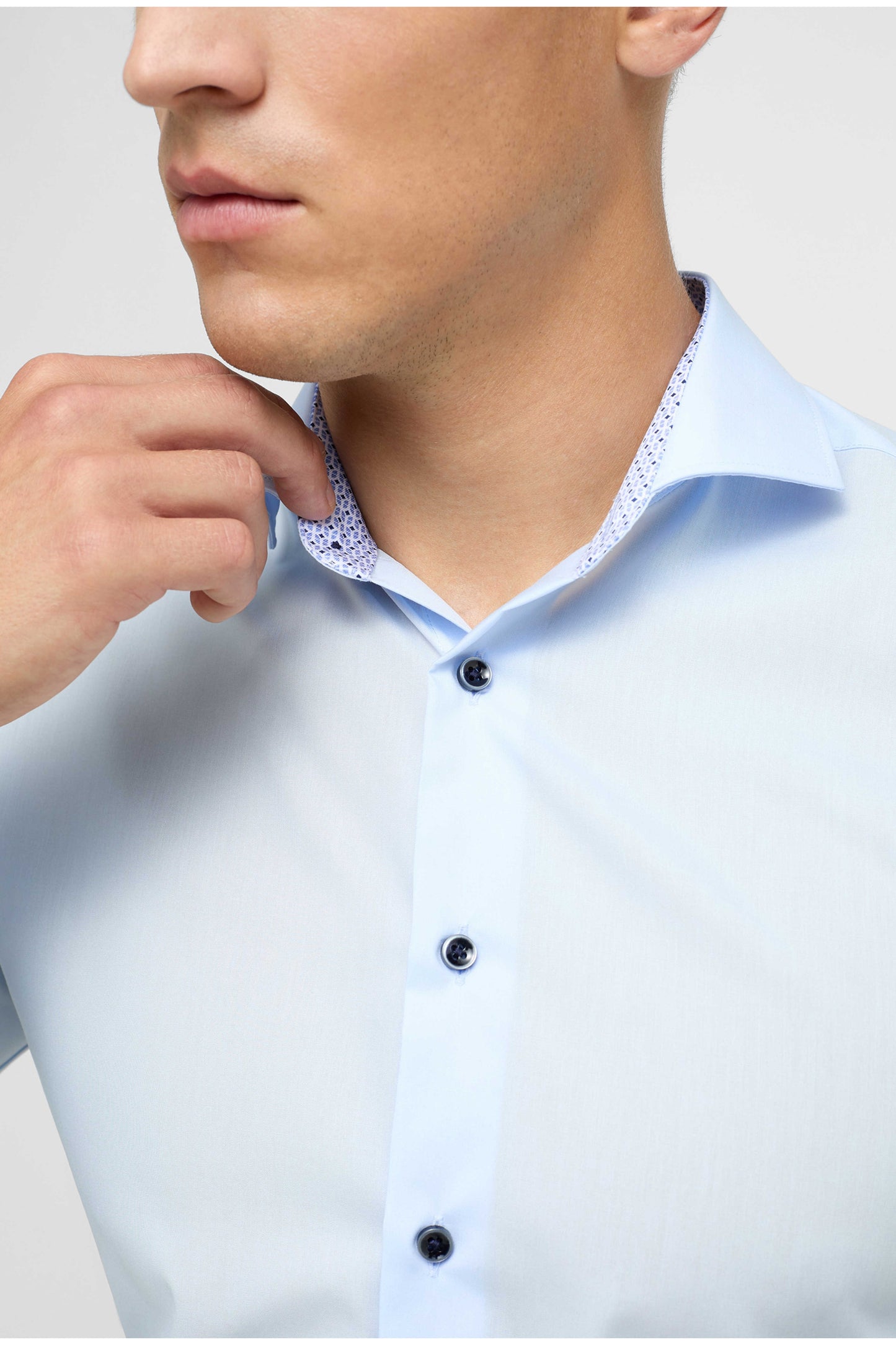 Eterna Slim Fit skjorte Ekstra Ærmelængde