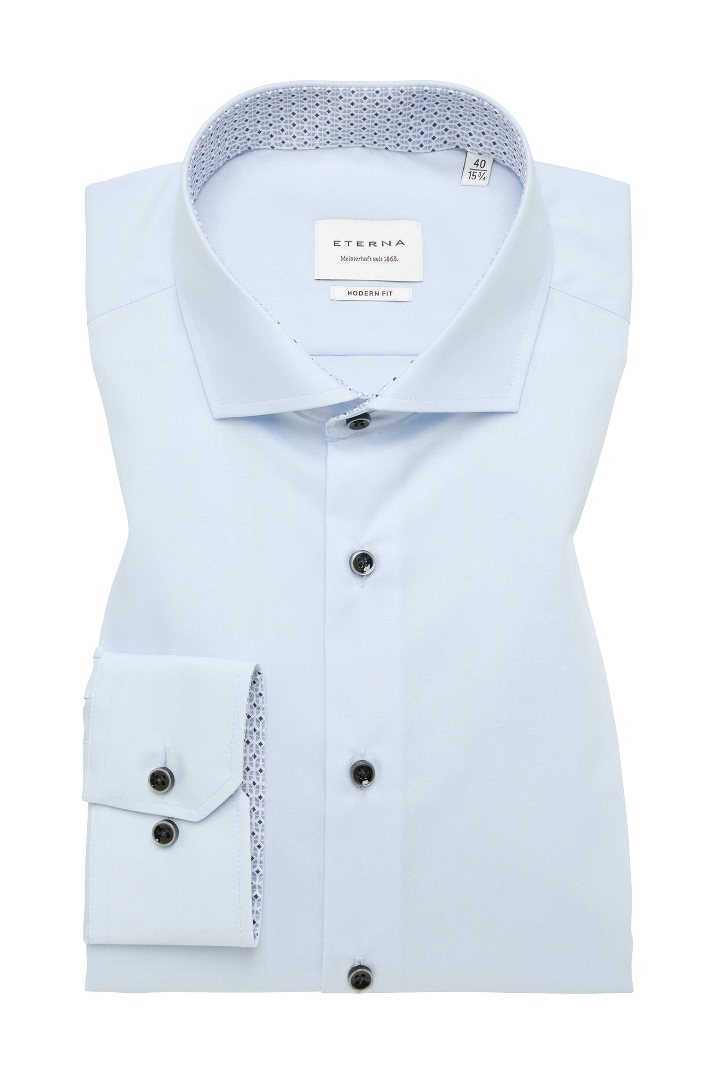 Eterna Modern Fit skjorte ekstra ærmelængde