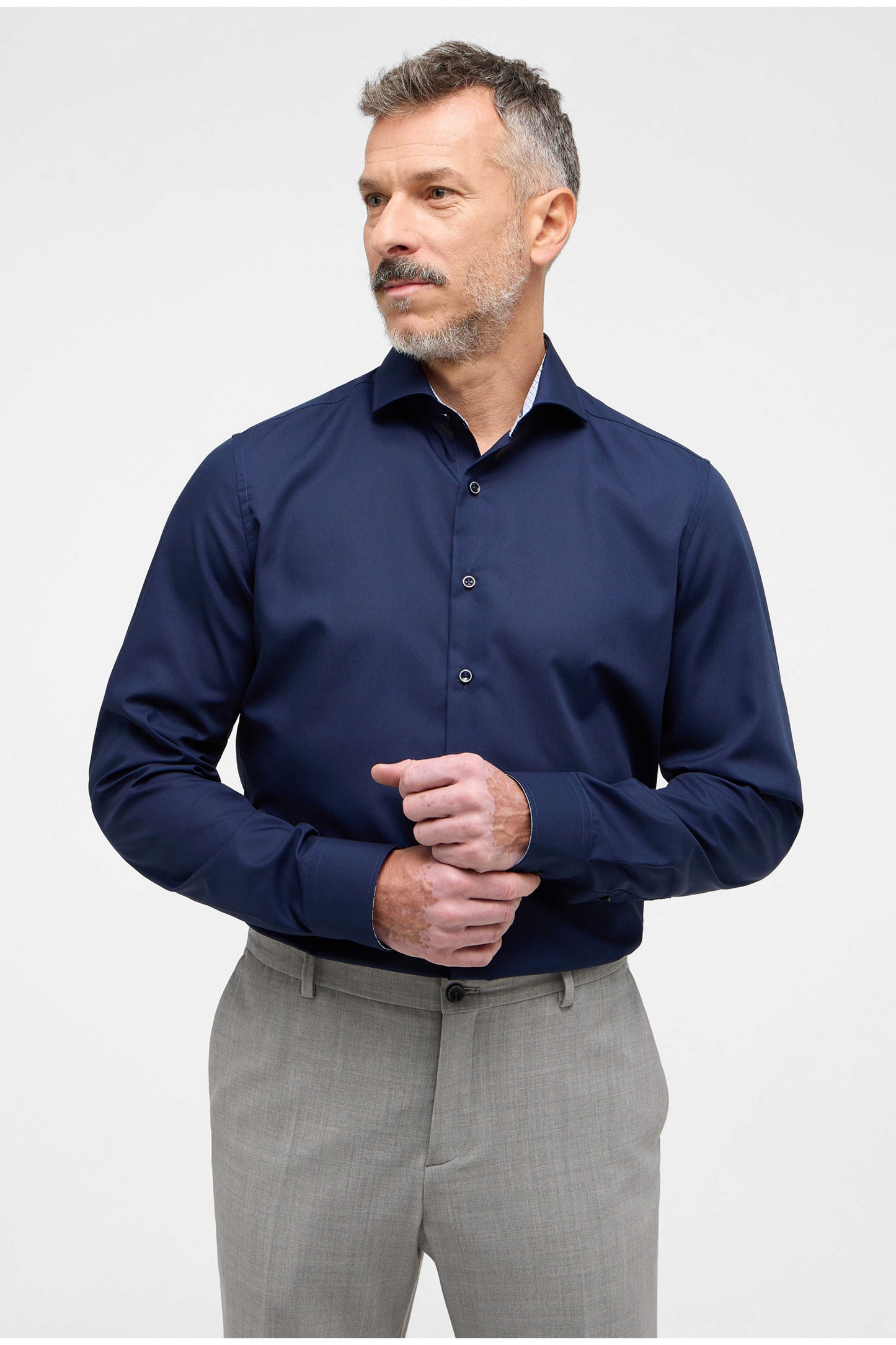 Eterna Slim Fit skjorte Ekstra Ærmelængde