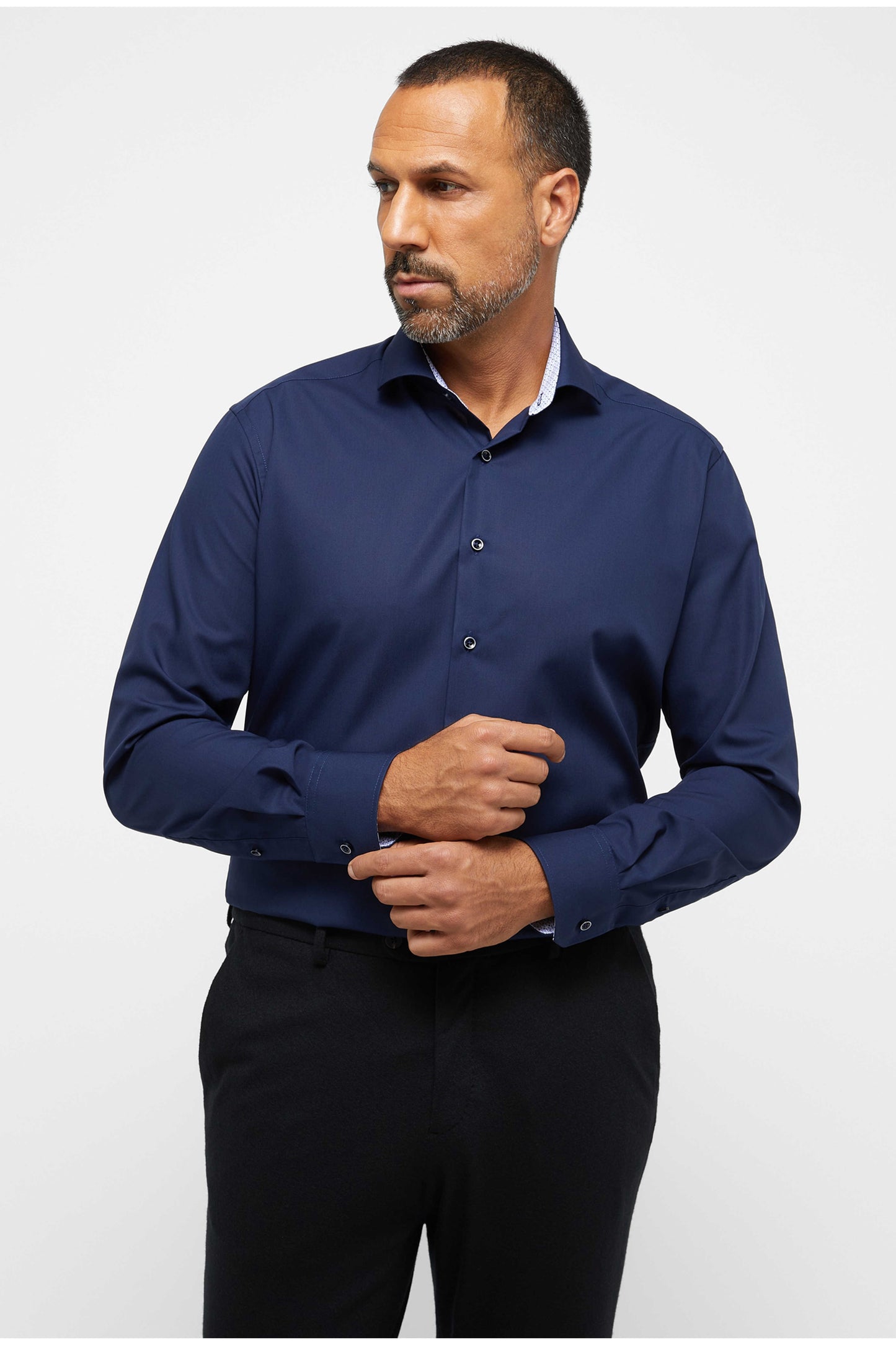 Eterna Modern Fit skjorte ekstra ærmelængde