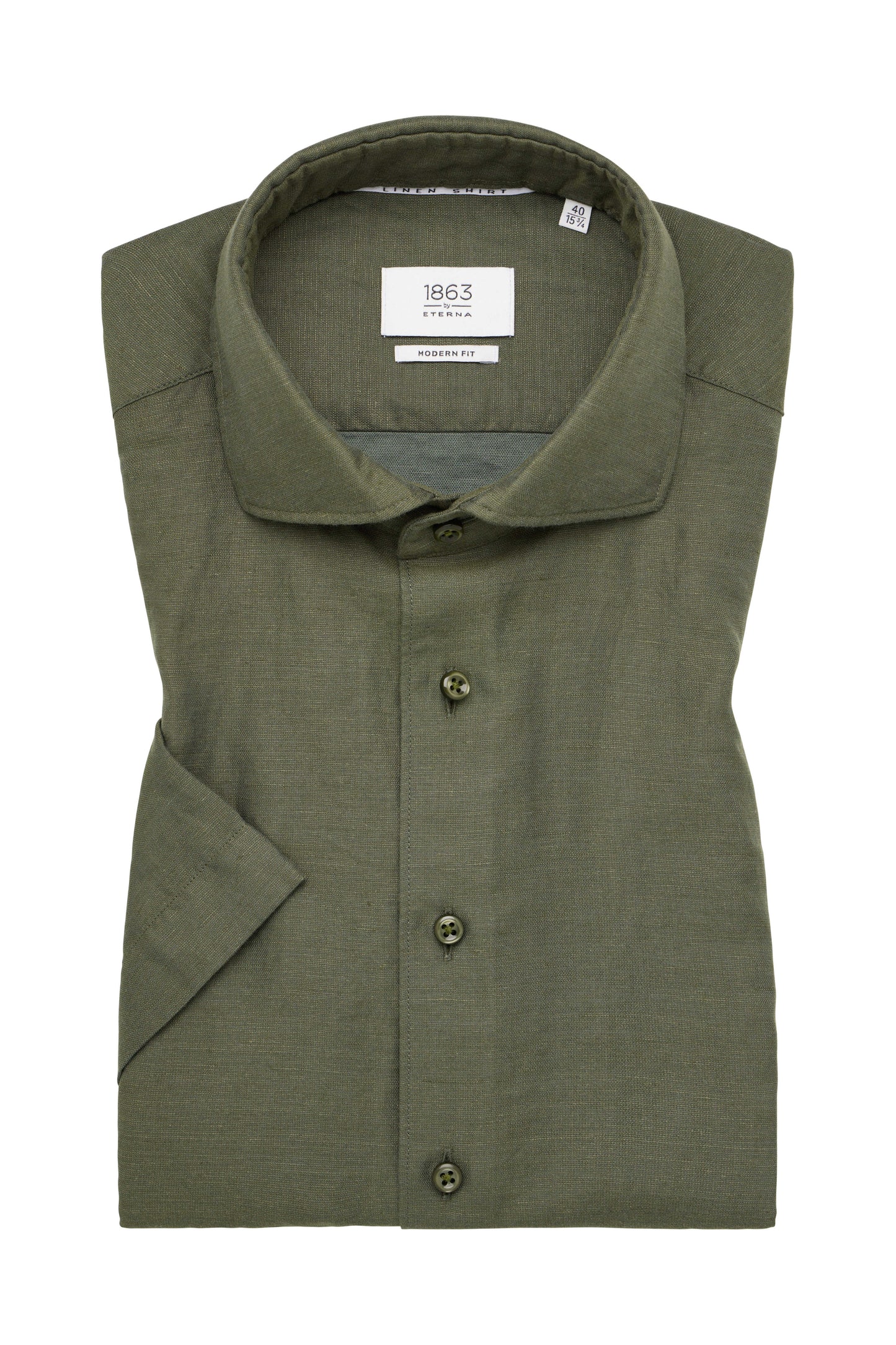 Eterna Modern Fit by 1863 kortærmet hør