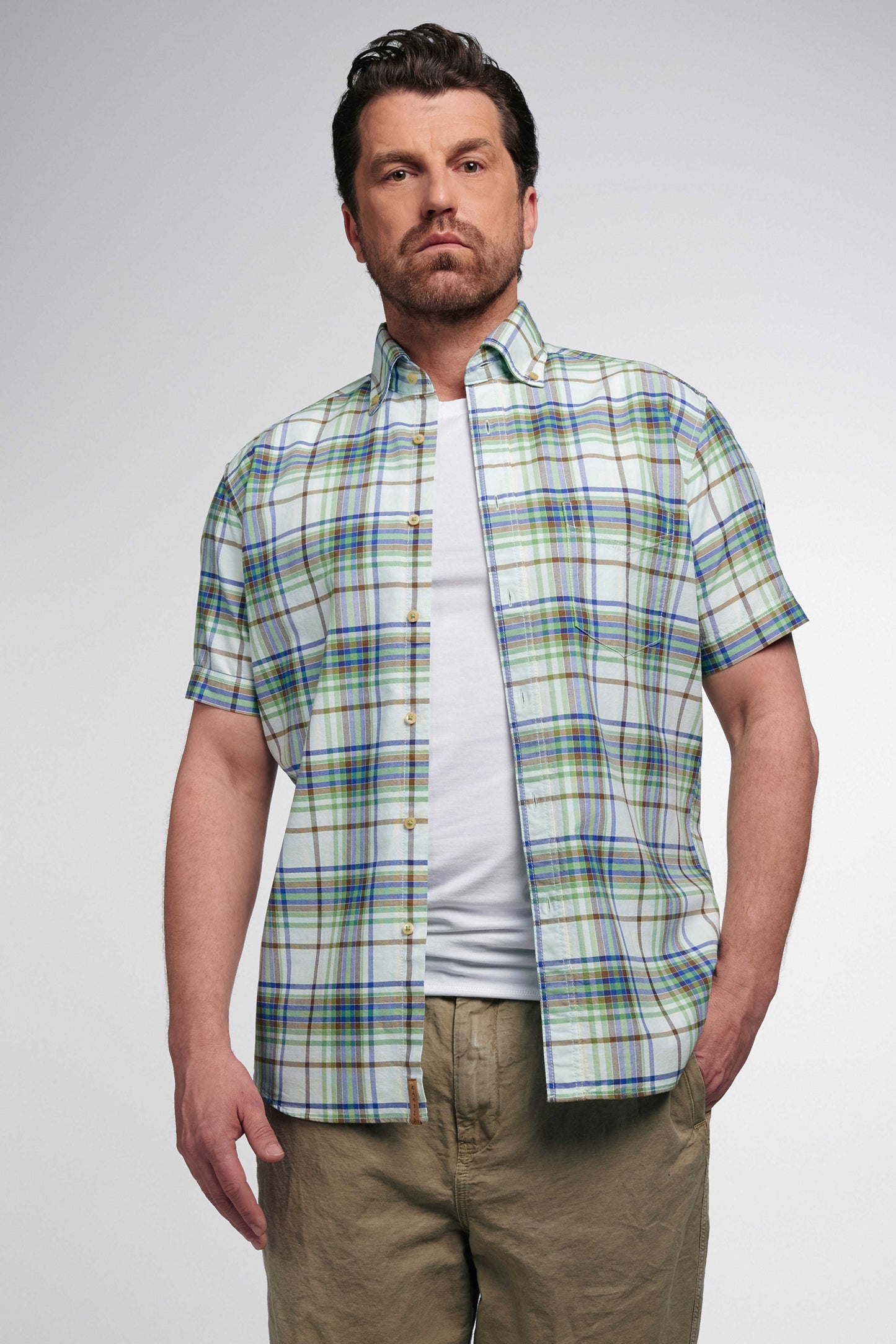 Eterna Regular Fit kortærmet