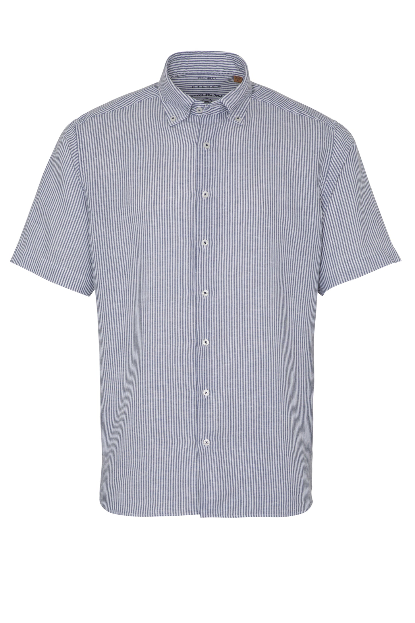 Eterna Regular Fit kortærmet hør