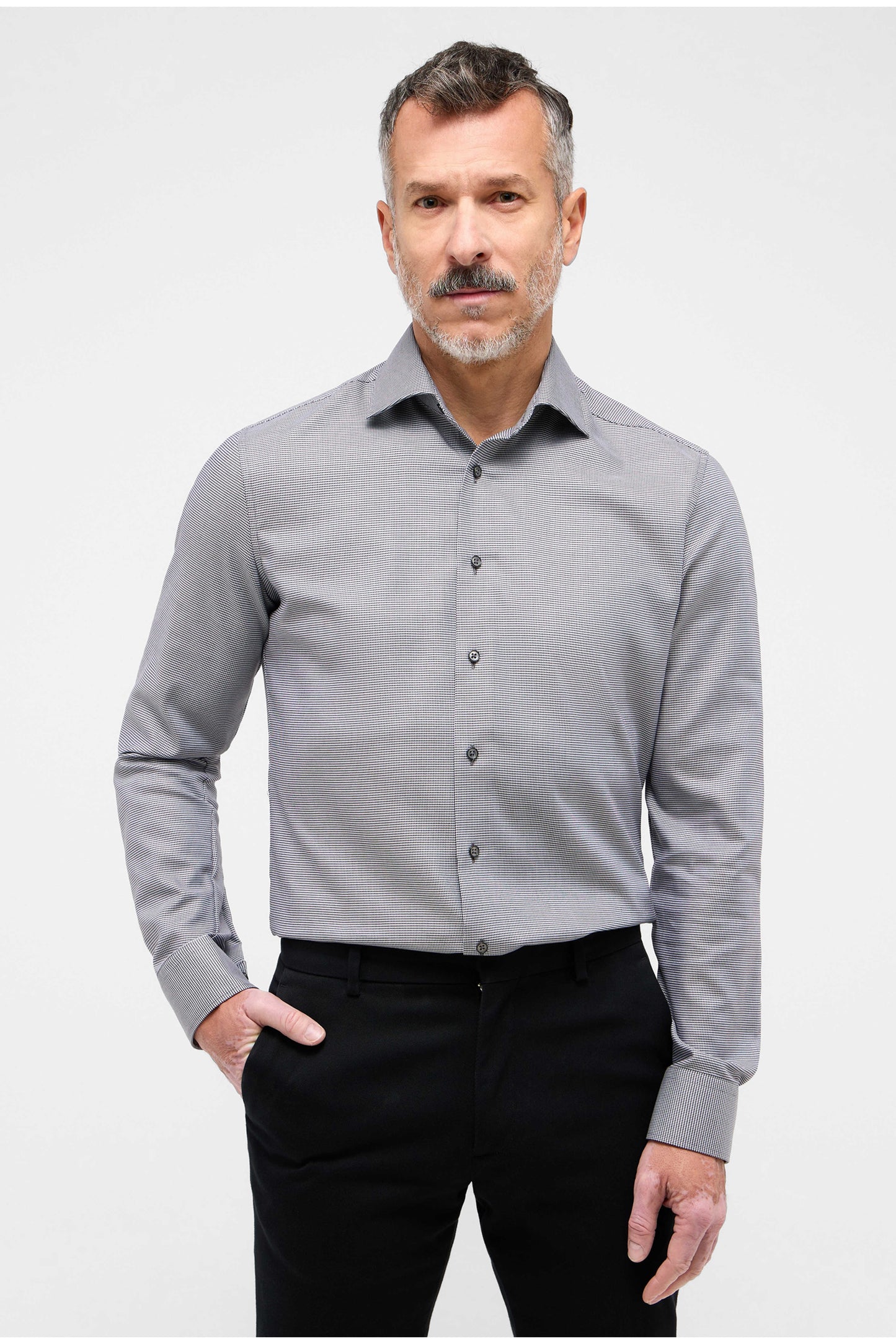 Eterna Slim Fit skjorte Ekstra Ærmelængde