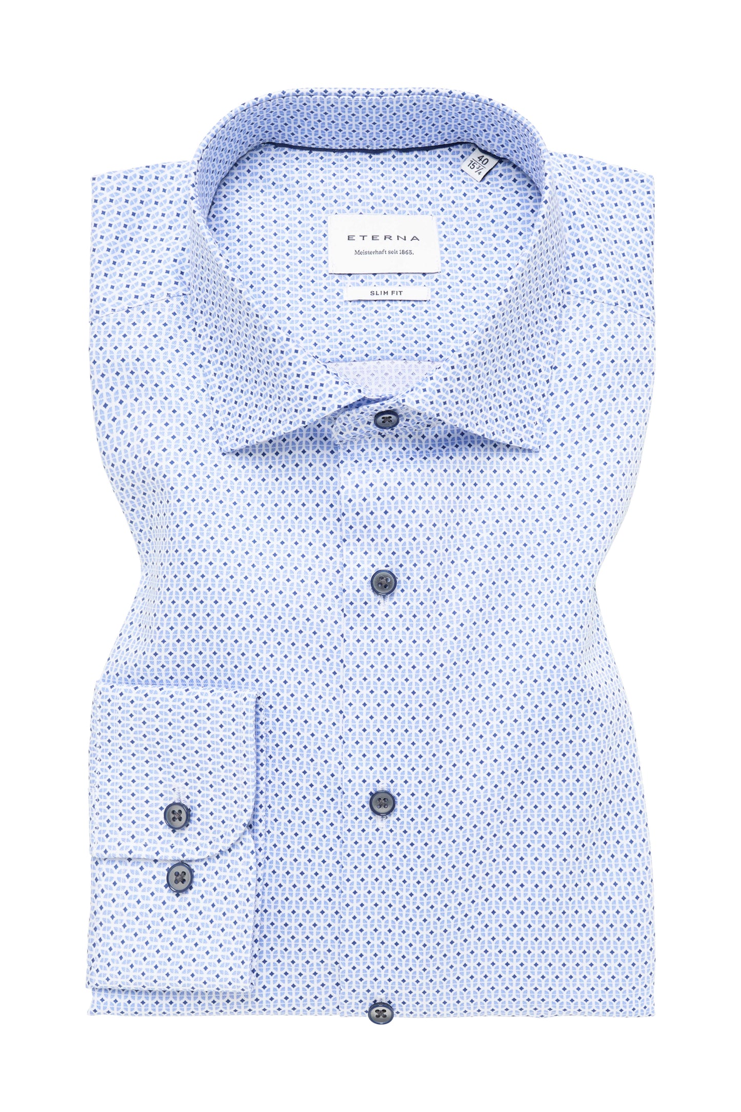 Eterna Slim Fit ekstra ærmelængde