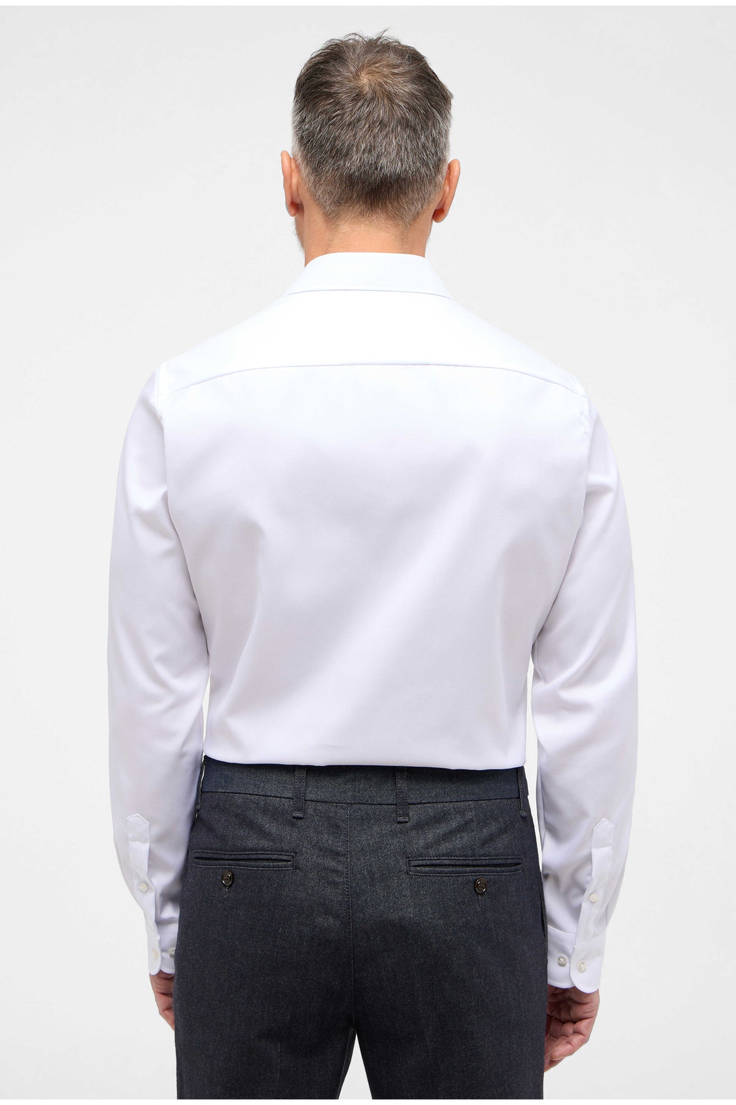 Eterna Slim Fit Cover shirt ekstra ærmelængde