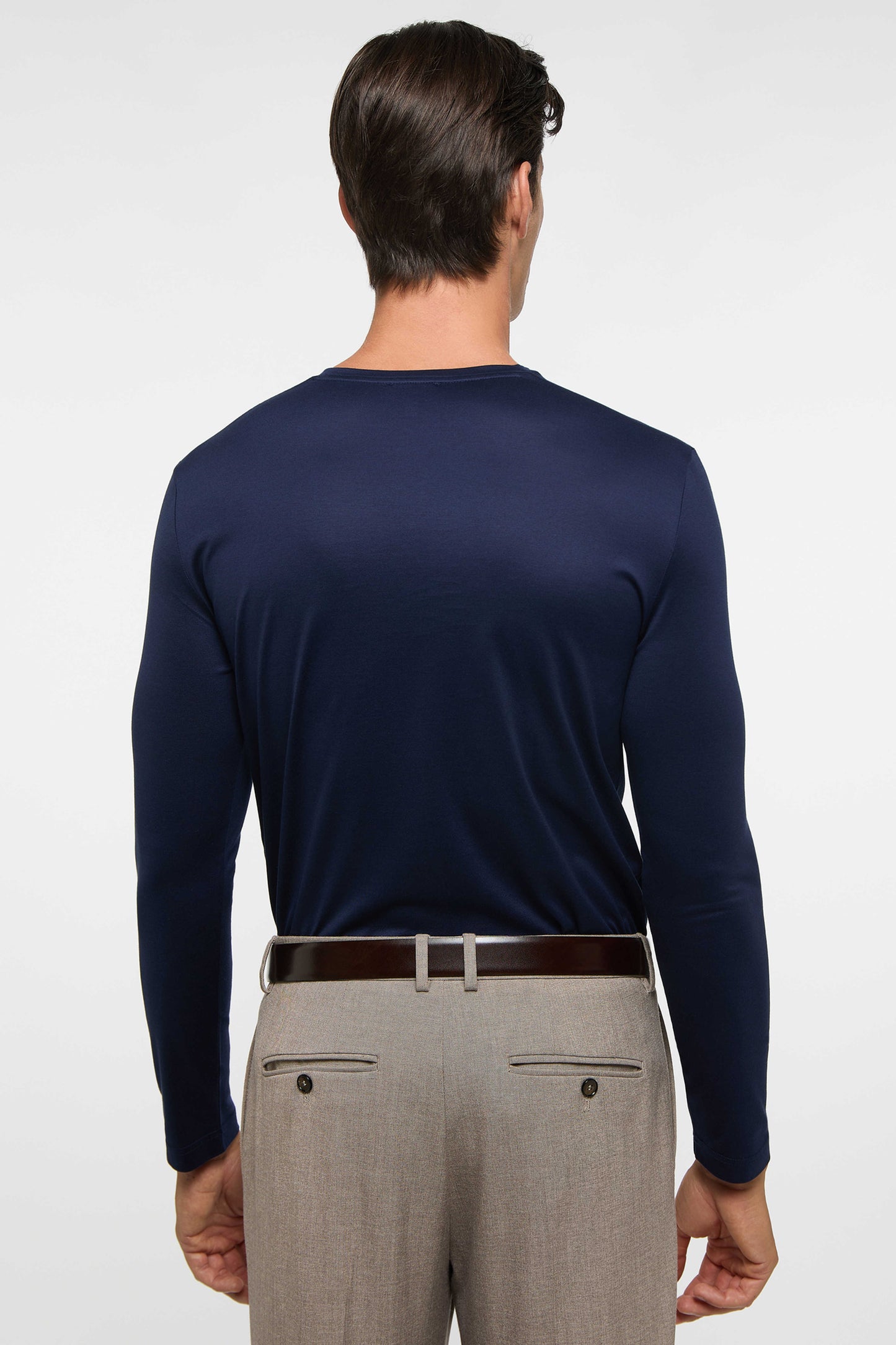 Eterna T-shirt langærmet rund hals by 1863