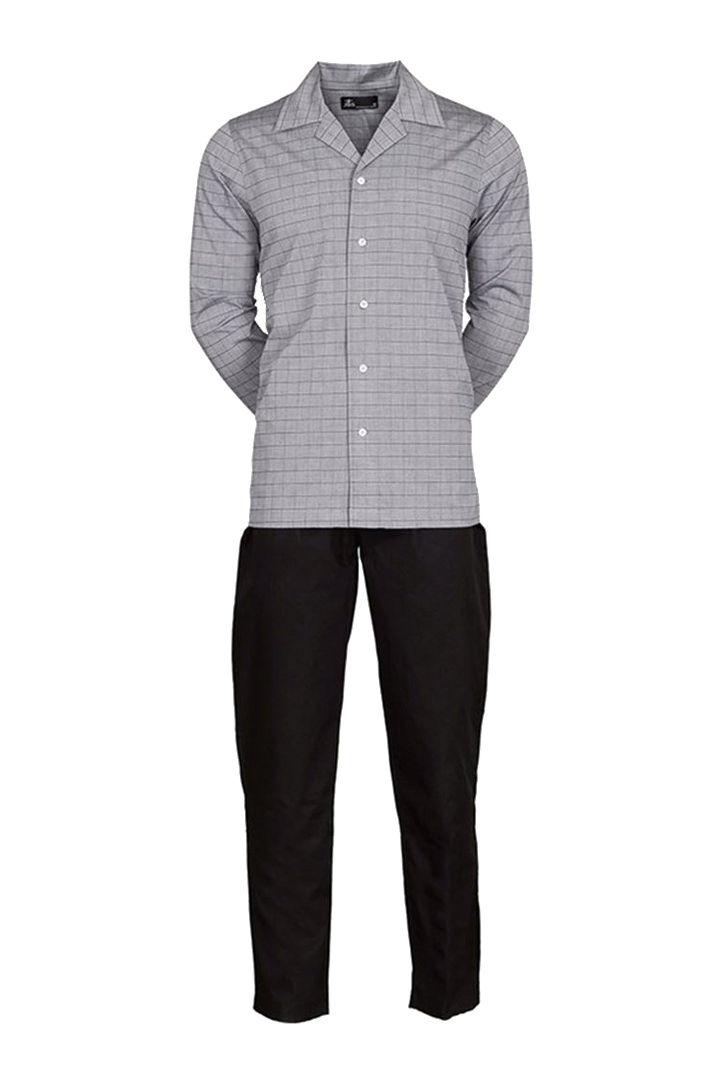 JBS pyjamas sæt med lange ærmer og buks bomuld