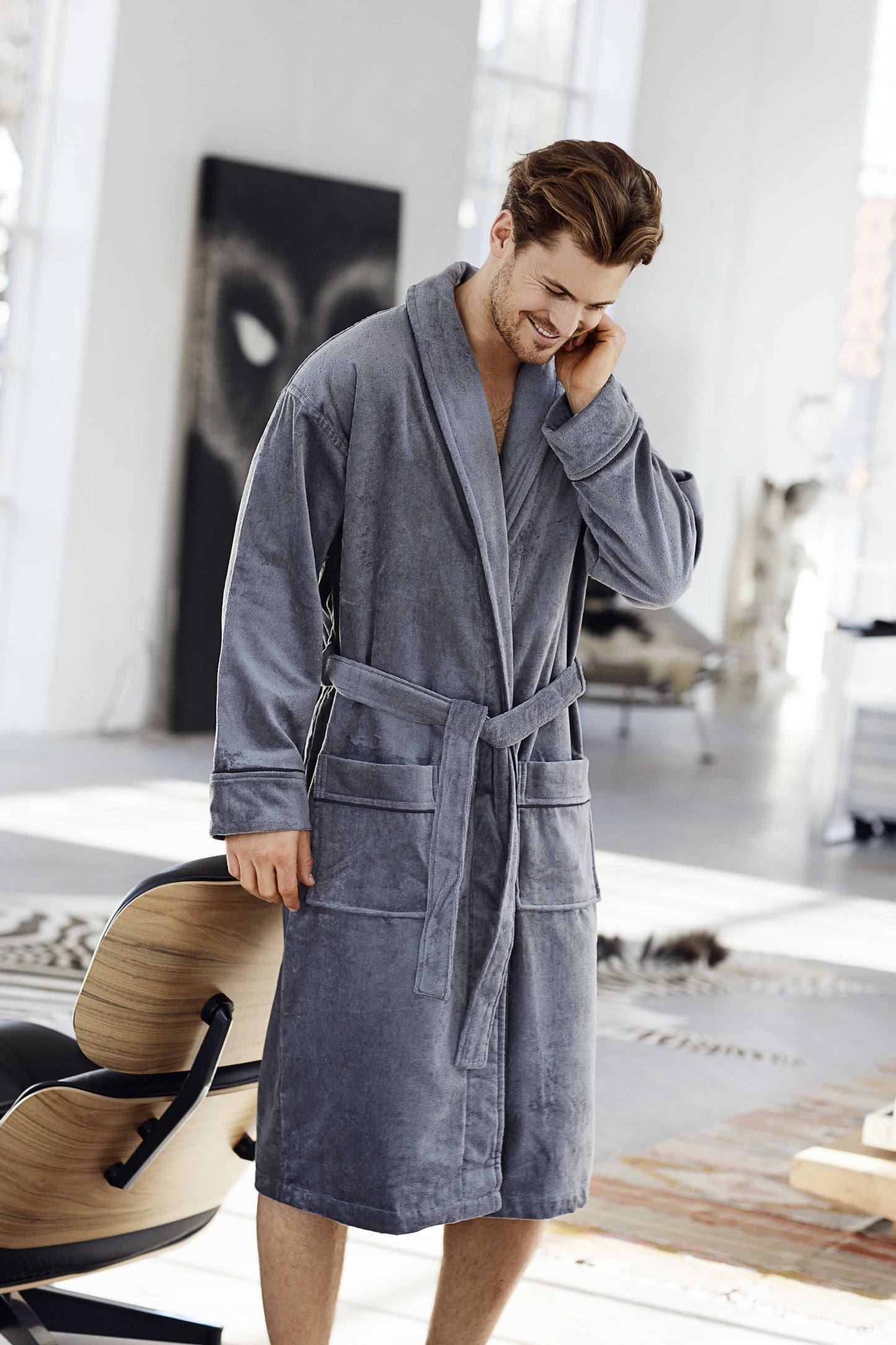 JBS badekåbe flere farver velour bomuld