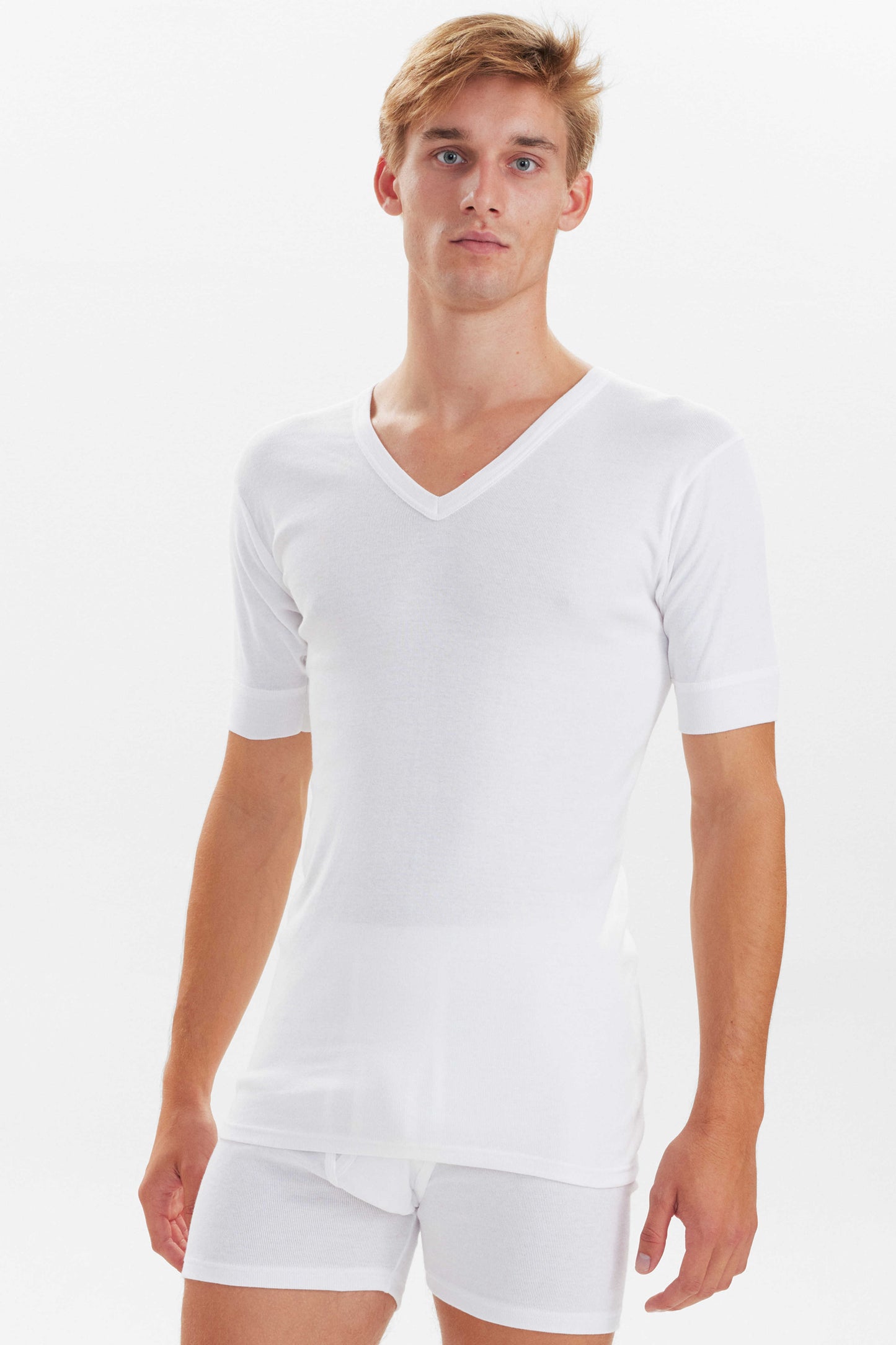 JBS undertrøje T-shirt V-hals flere farver bomuld