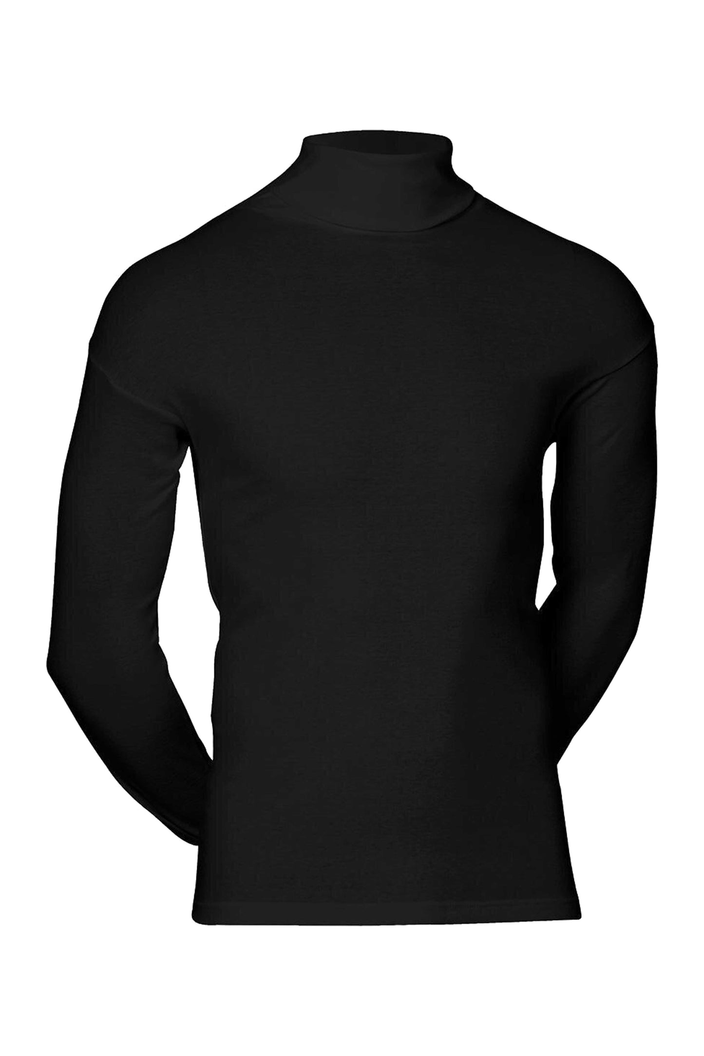 JBS langærmet rullekrave T-shirt hvid el. sort bomuld