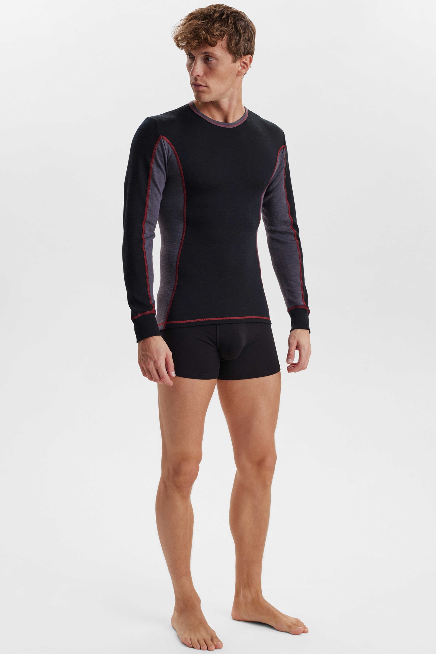 JBS ProActive langærmet T-shirt sømløs dobbelt uld