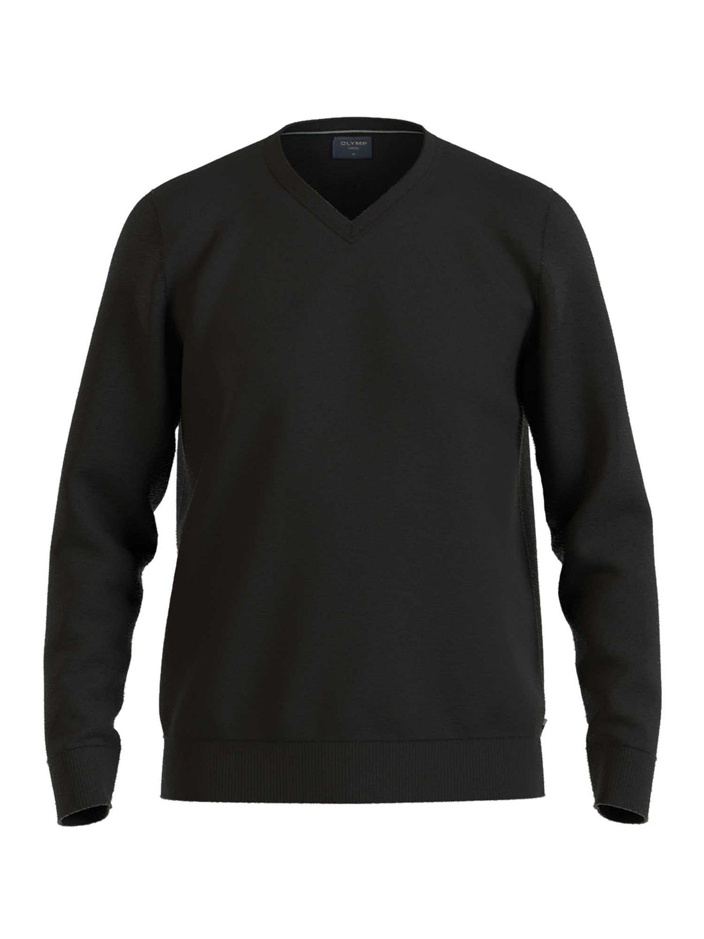 Olymp Casual strik V-hals uld