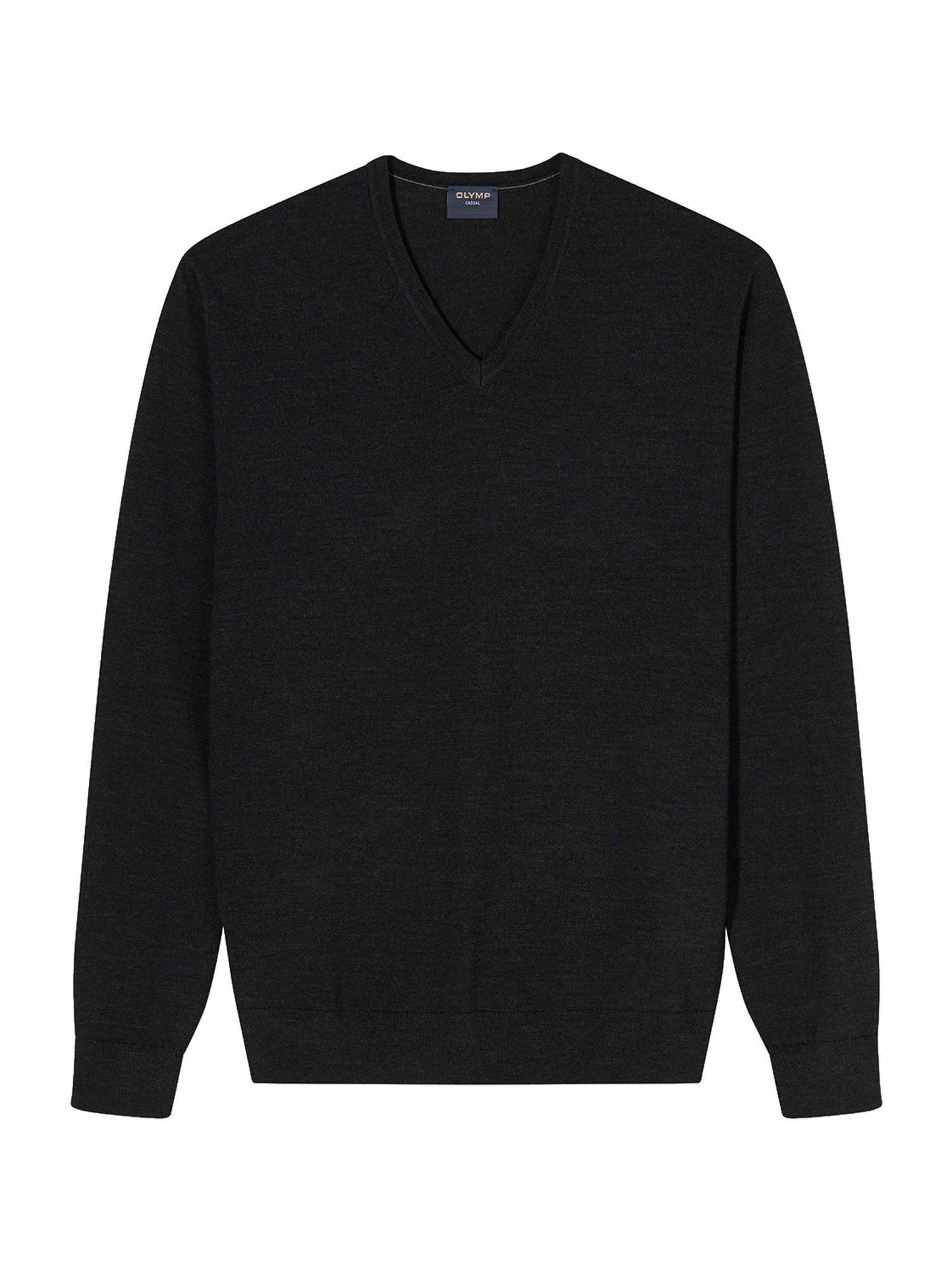Olymp Casual strik V-hals uld