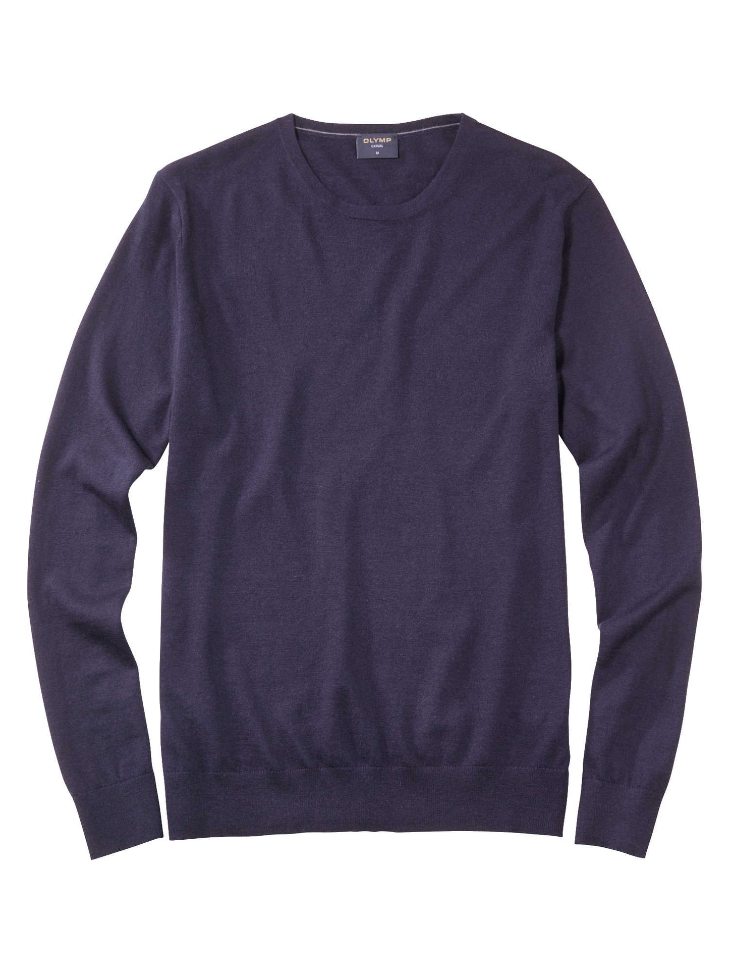 Olymp Casual strik rund hals uld/silke