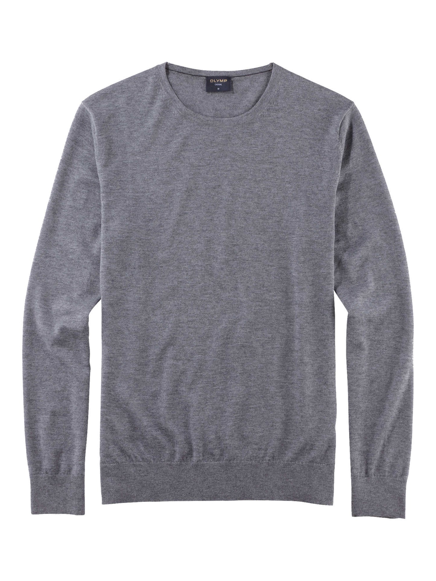 Olymp Casual strik rund hals uld/silke