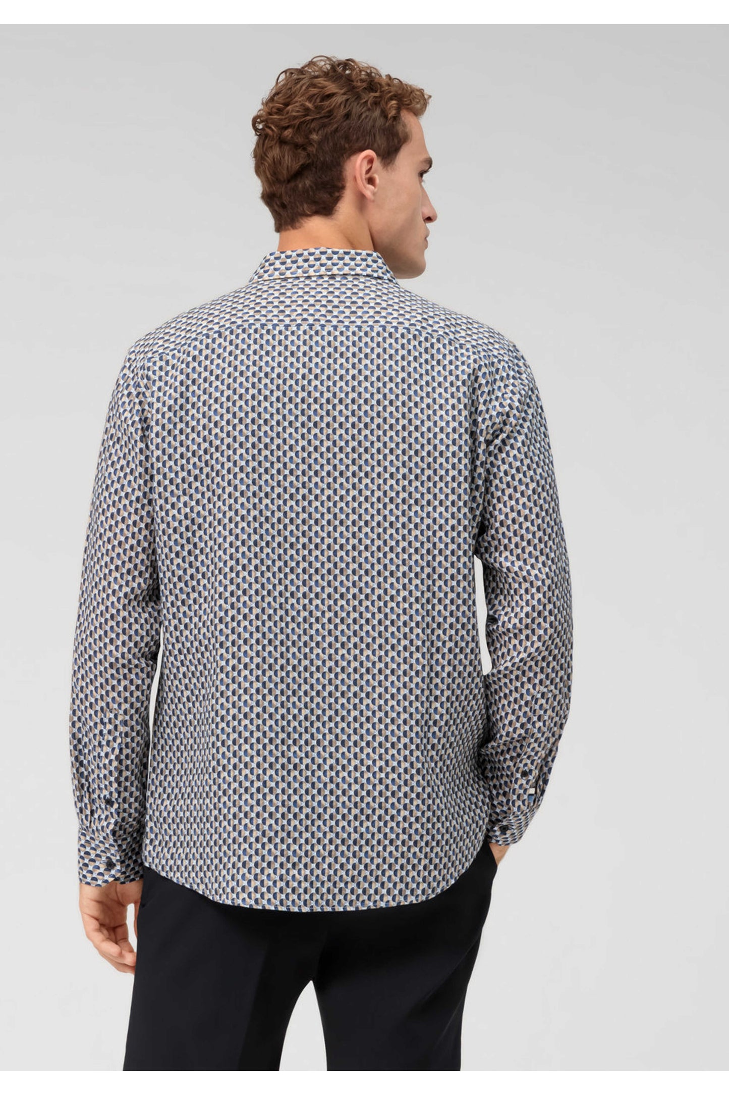 Olymp Casual Regular Fit hørskjorte