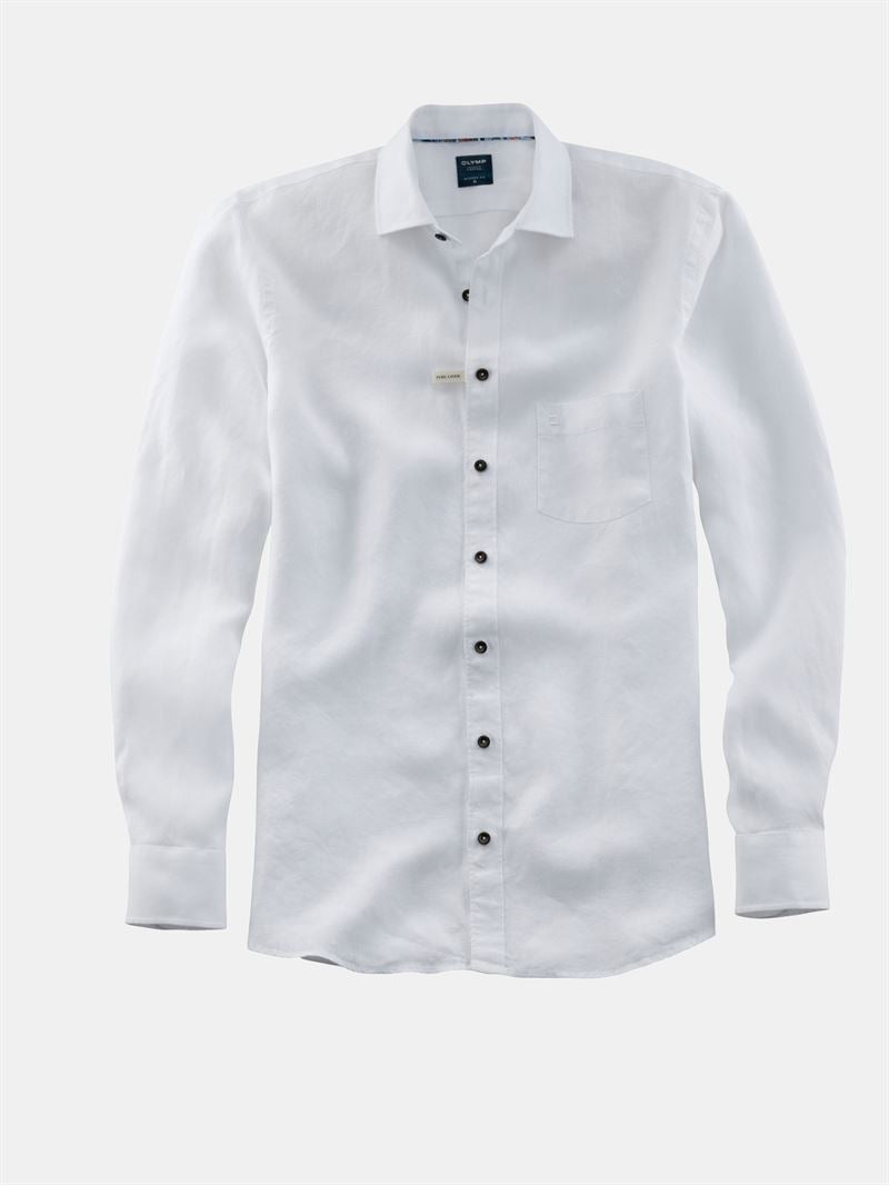 Olymp Casual Modern Fit hørskjorte