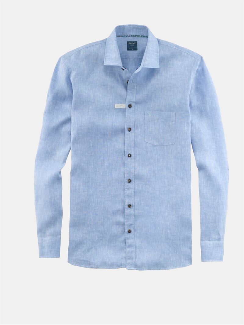 Olymp Casual Modern Fit hørskjorte