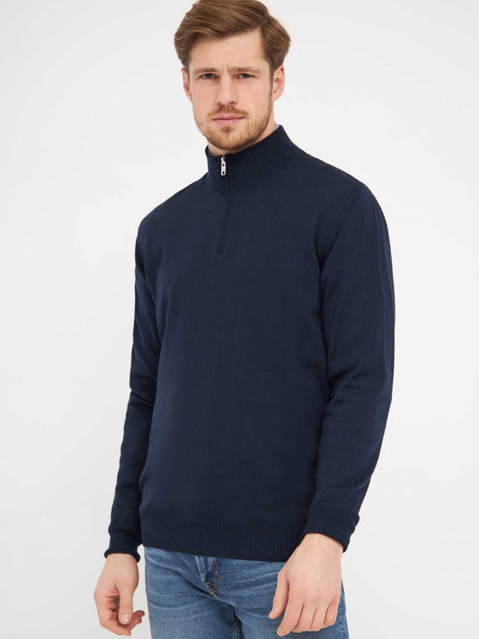 Clipper Milan Regular Fit zip-neck uld