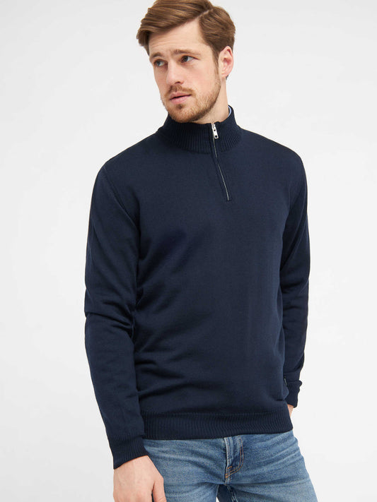 Clipper Milan Regular Fit zip-neck uld