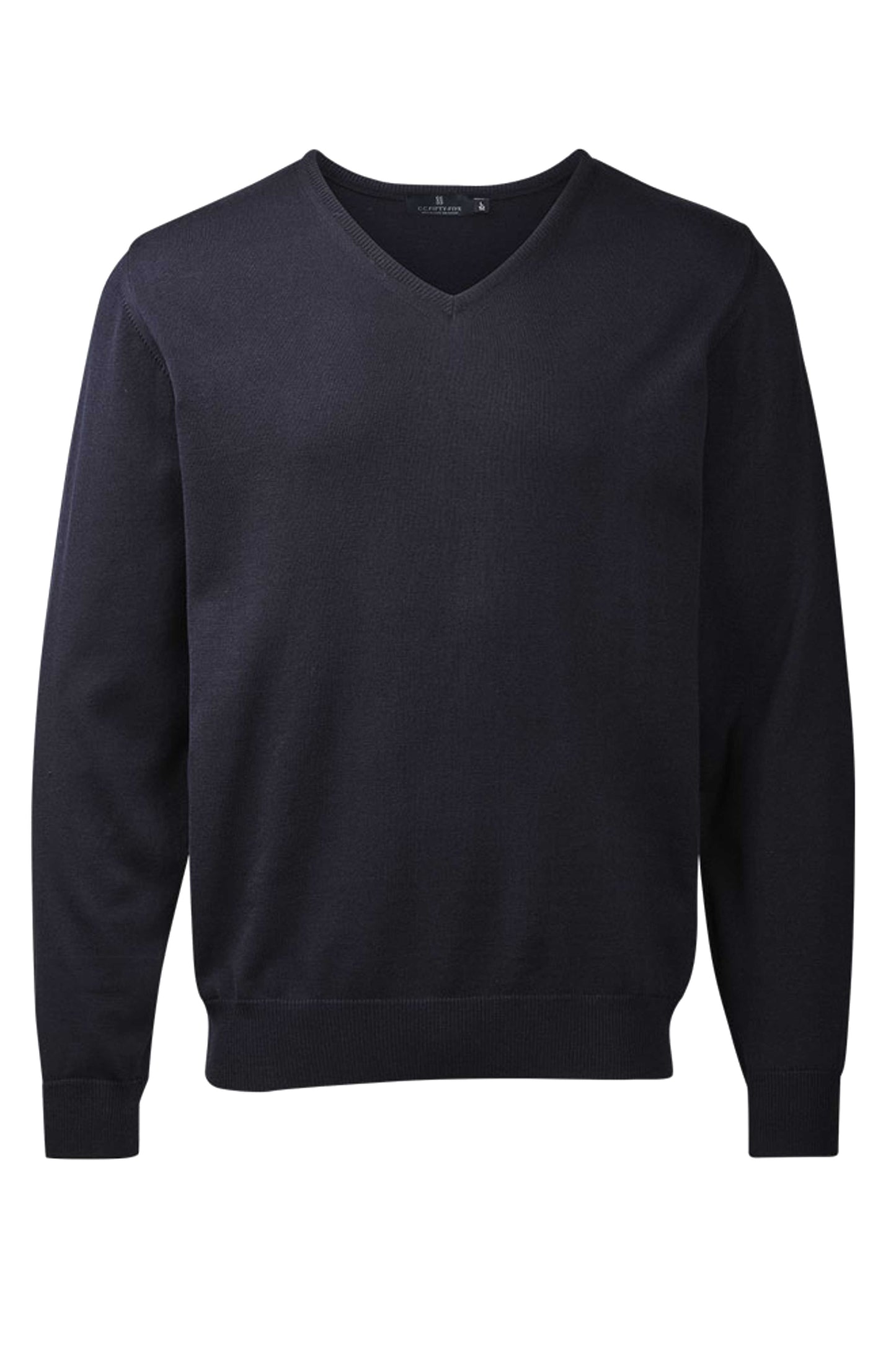 Clipper Stockholm Regular Fit V-hals strik bomuld