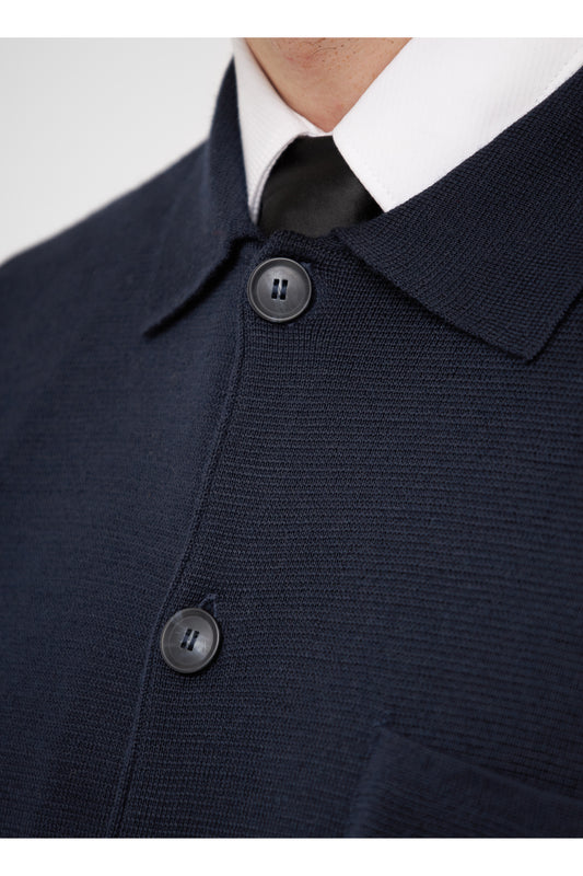 Clipper Manchester Modern Fit strik cardigan uld