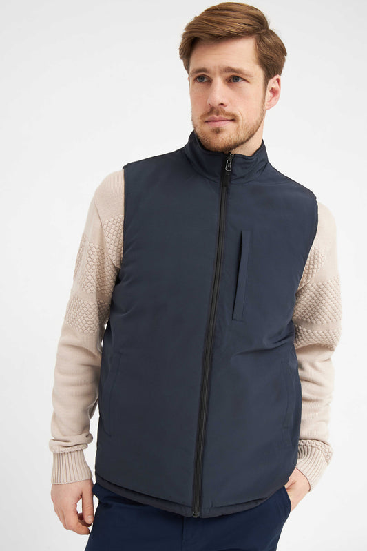 Clipper Paisley Modern Fit vest ærmeløs vendbar