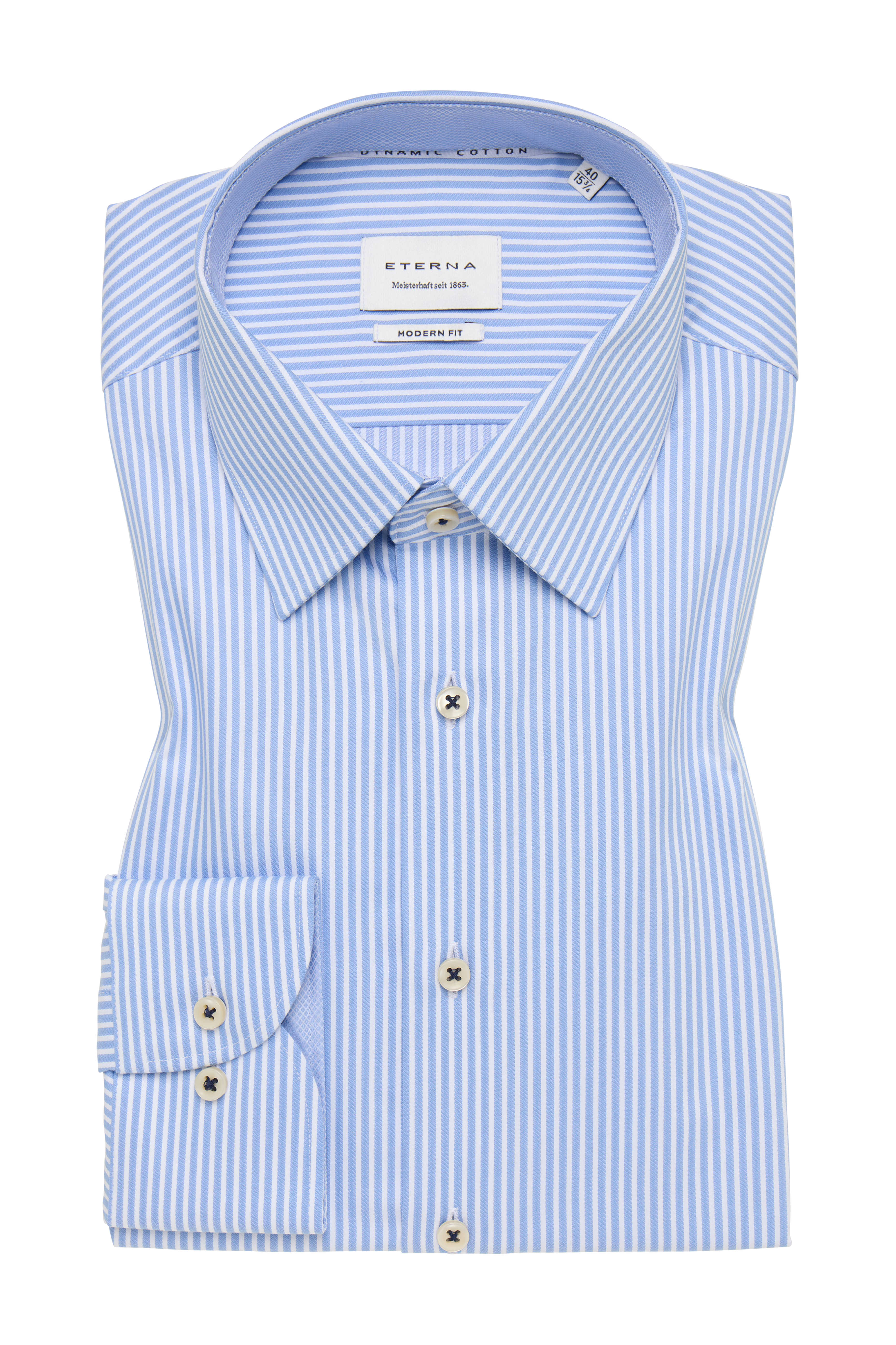 Eterna Modern Fit skjorte ekstra ærmelængde