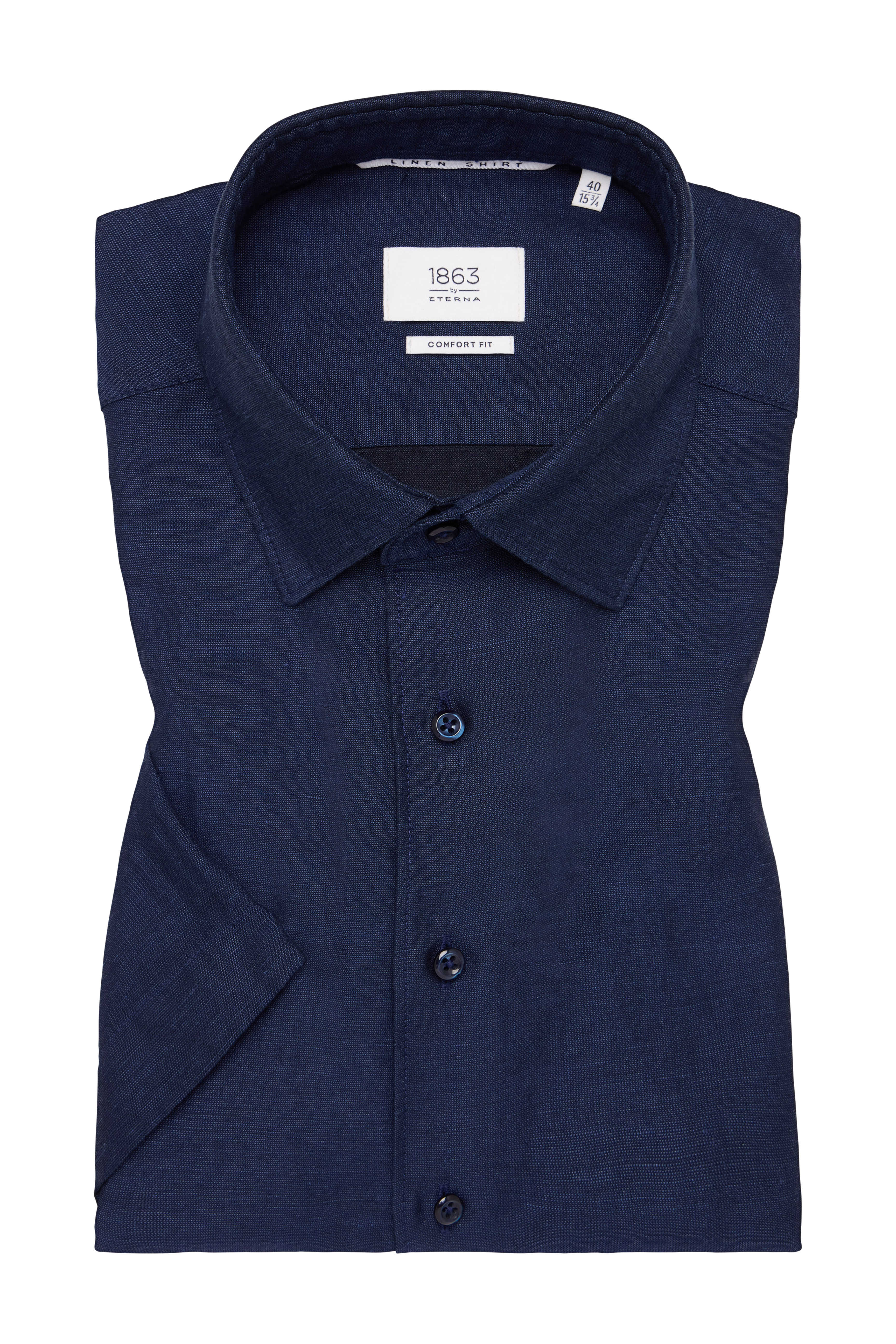 Eterna Comfort Fit by 1863 kortærmet hør