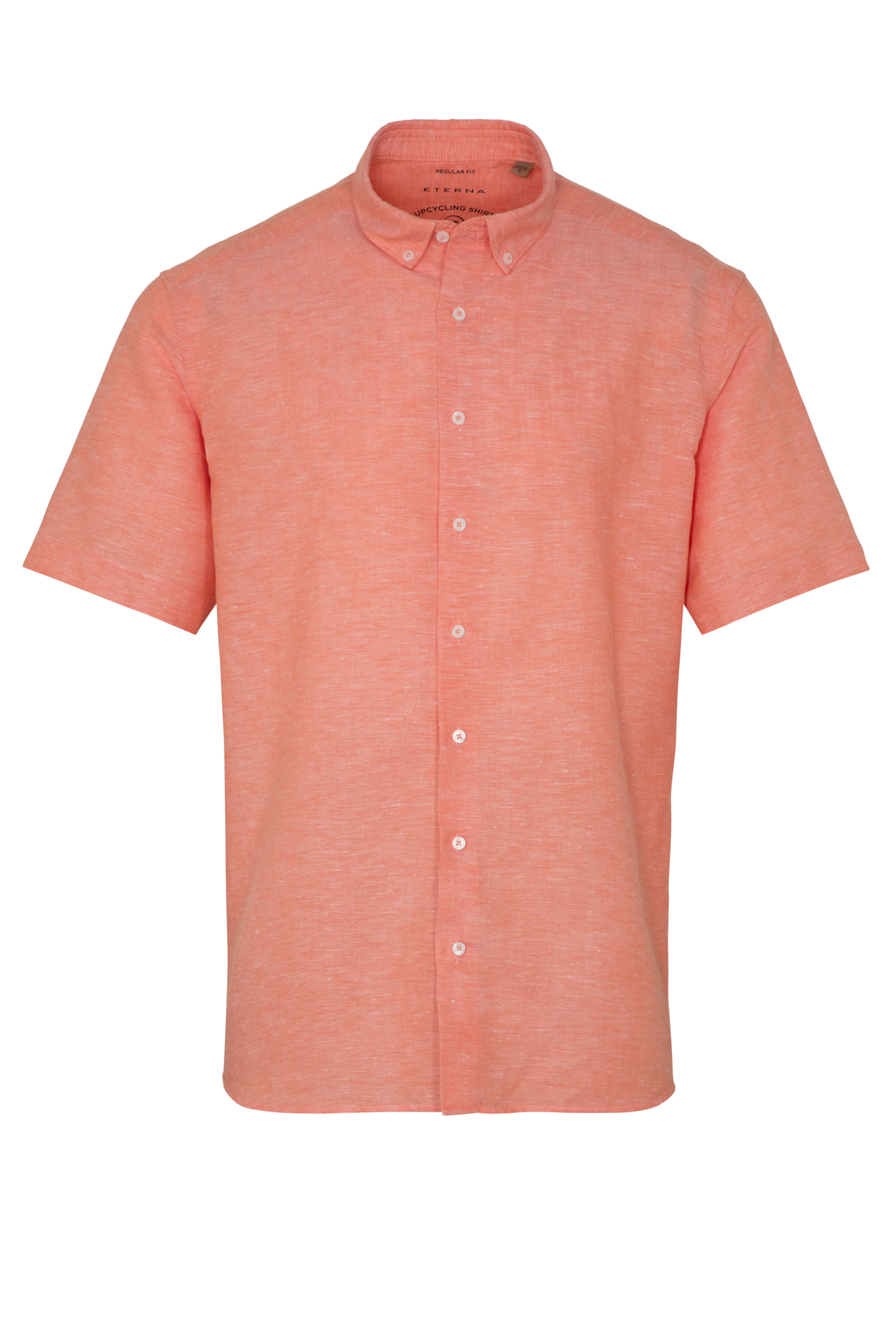 Eterna Regular Fit kortærmet hør