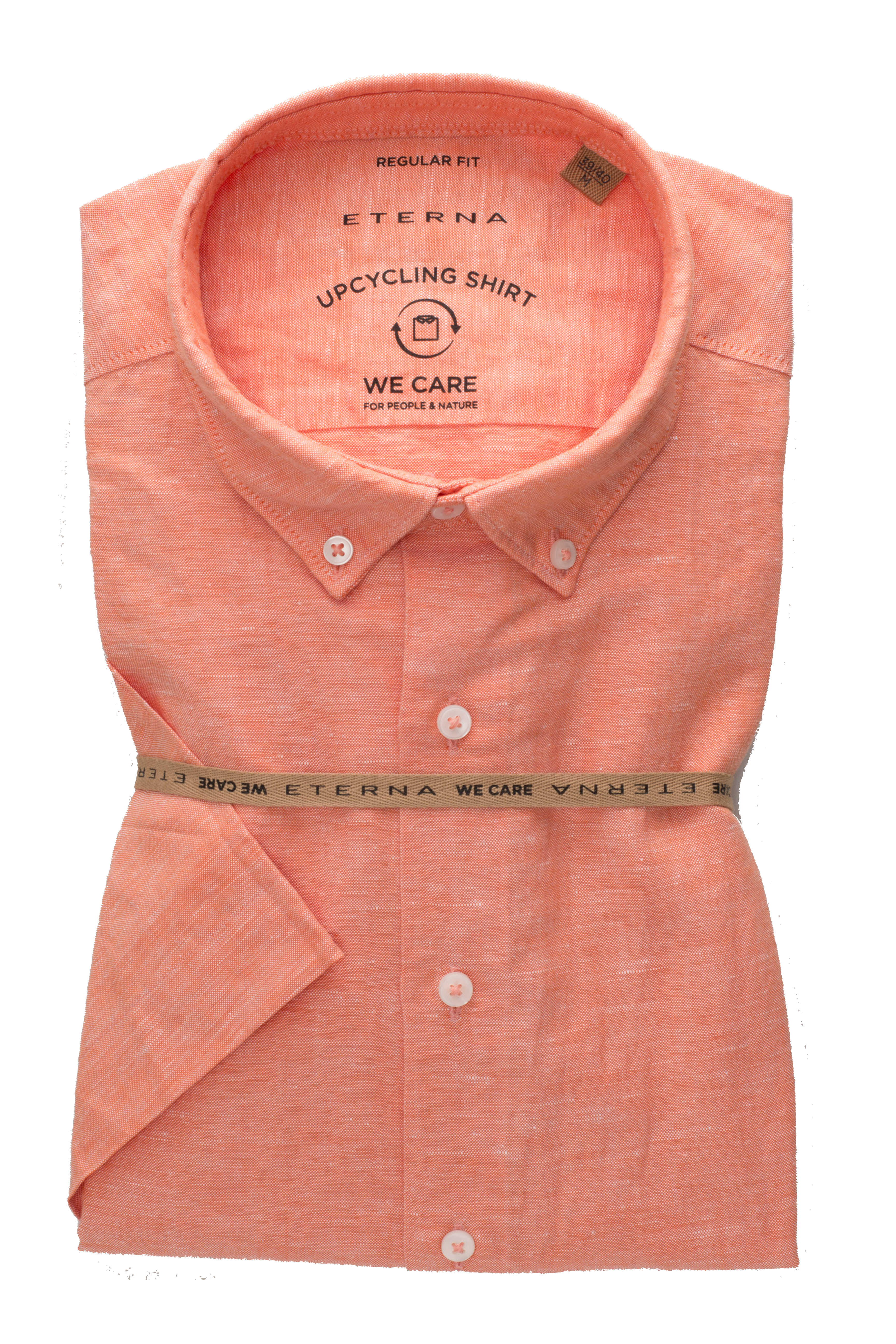 Eterna Regular Fit kortærmet hør