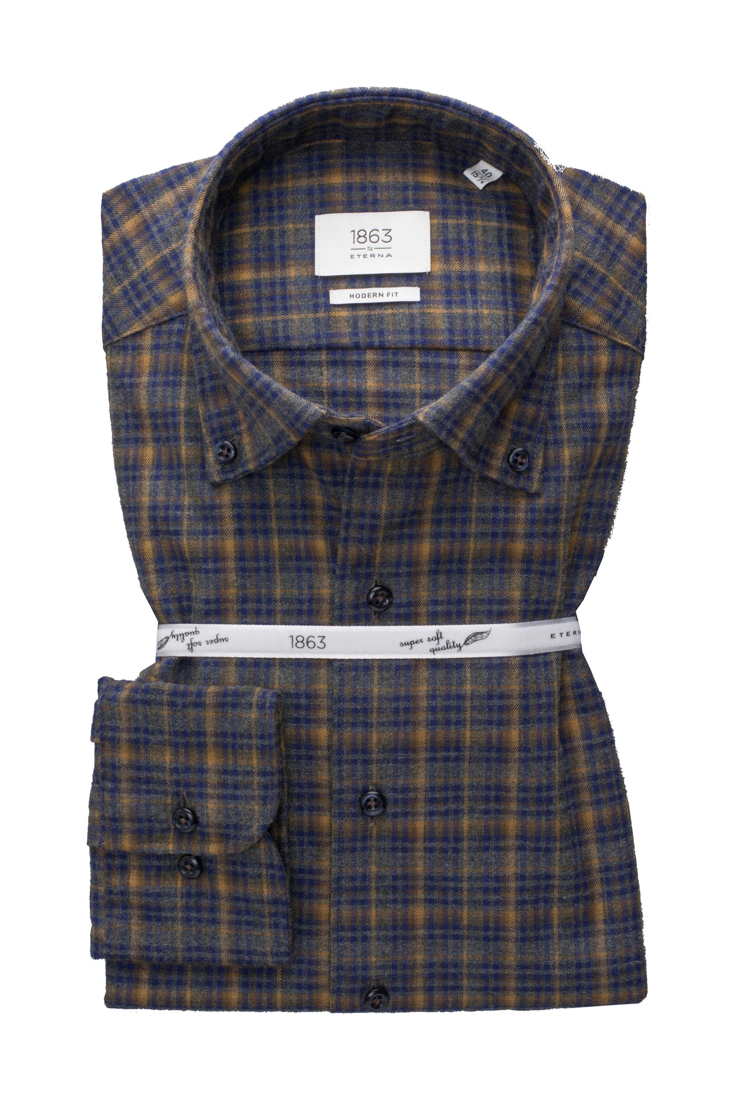 Eterna Modern Fit by1863 flannel