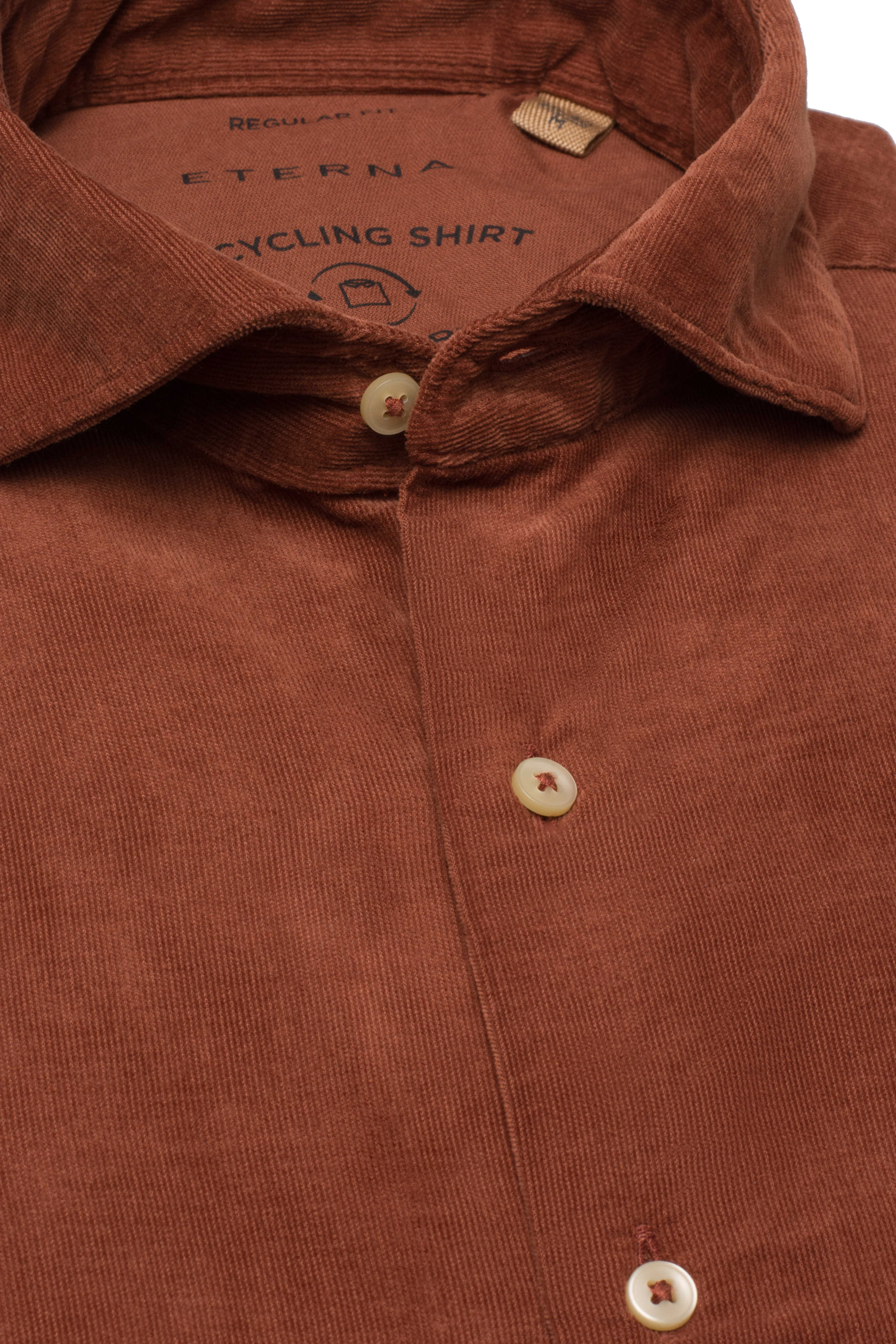 Eterna Slim Fit upcycling fløjl