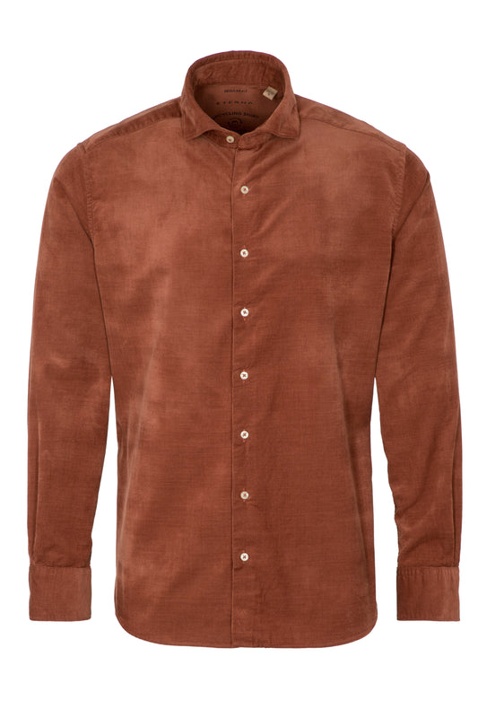 Eterna Slim Fit upcycling fløjl