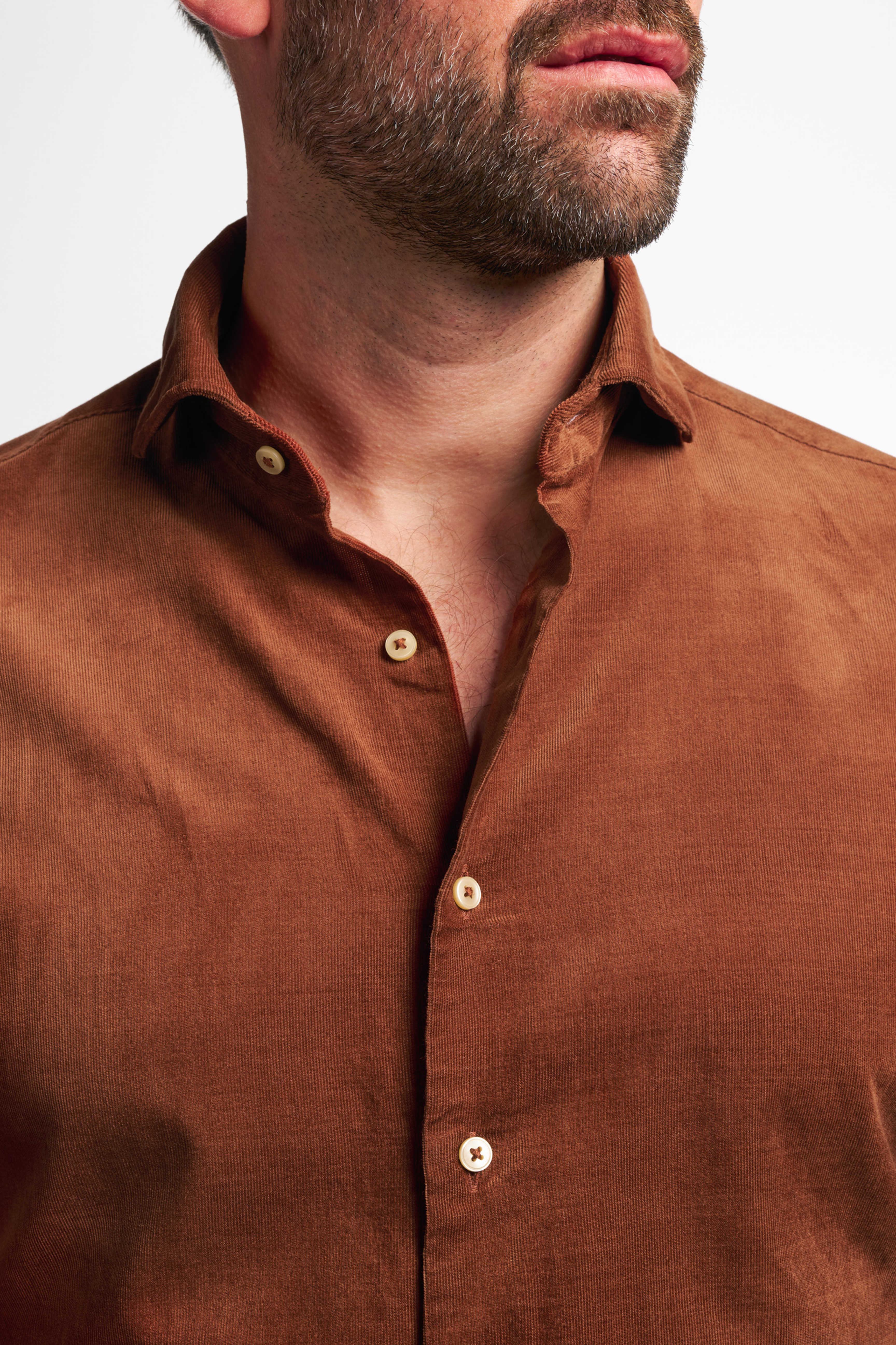 Eterna Slim Fit upcycling fløjl