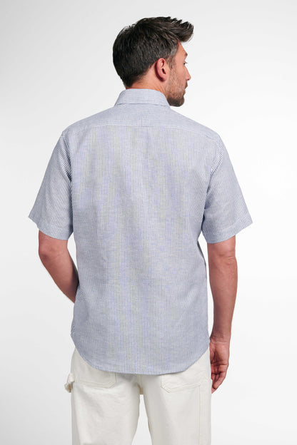 Eterna Regular Fit kortærmet hør