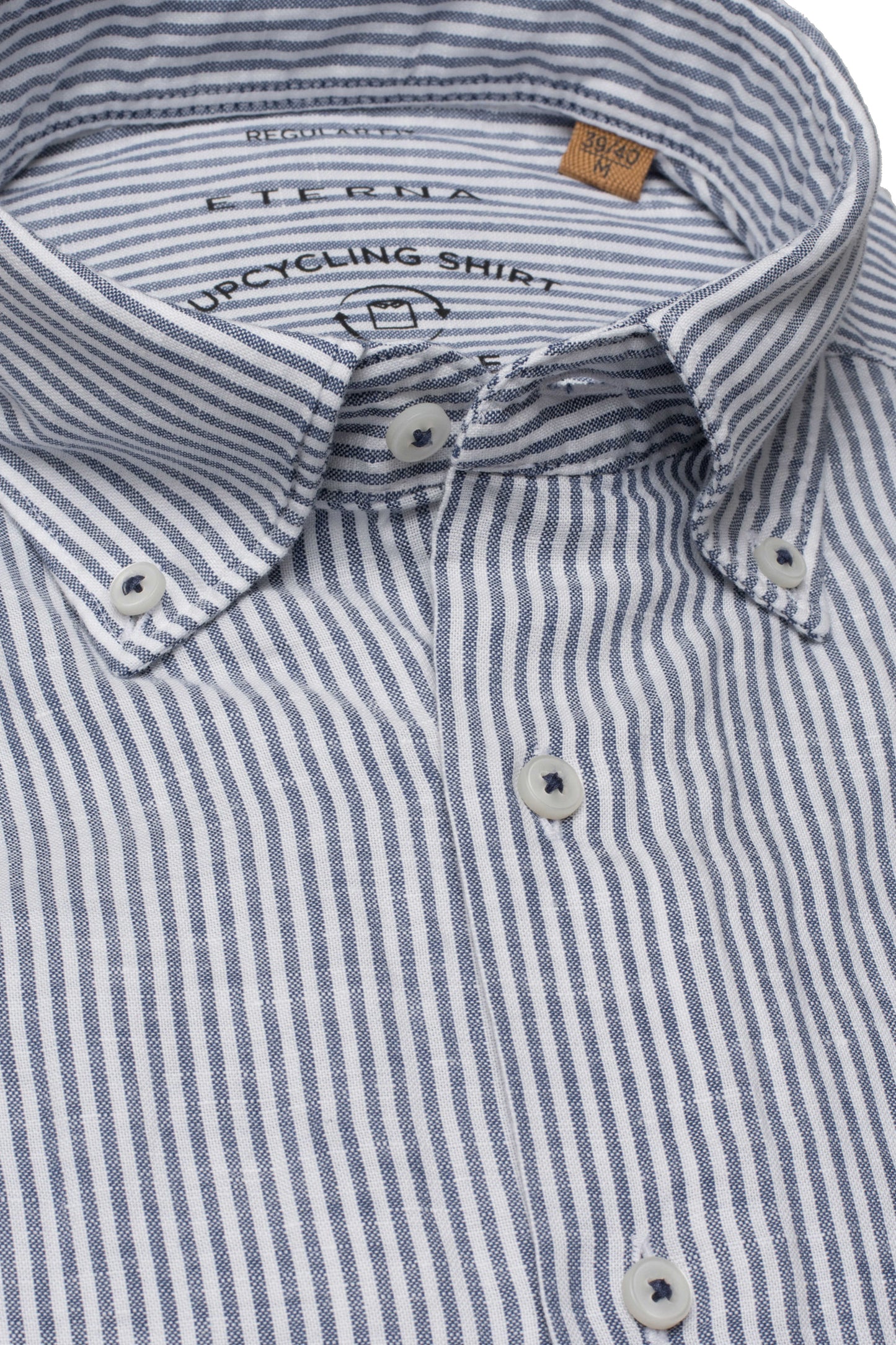 Eterna Regular Fit kortærmet hør